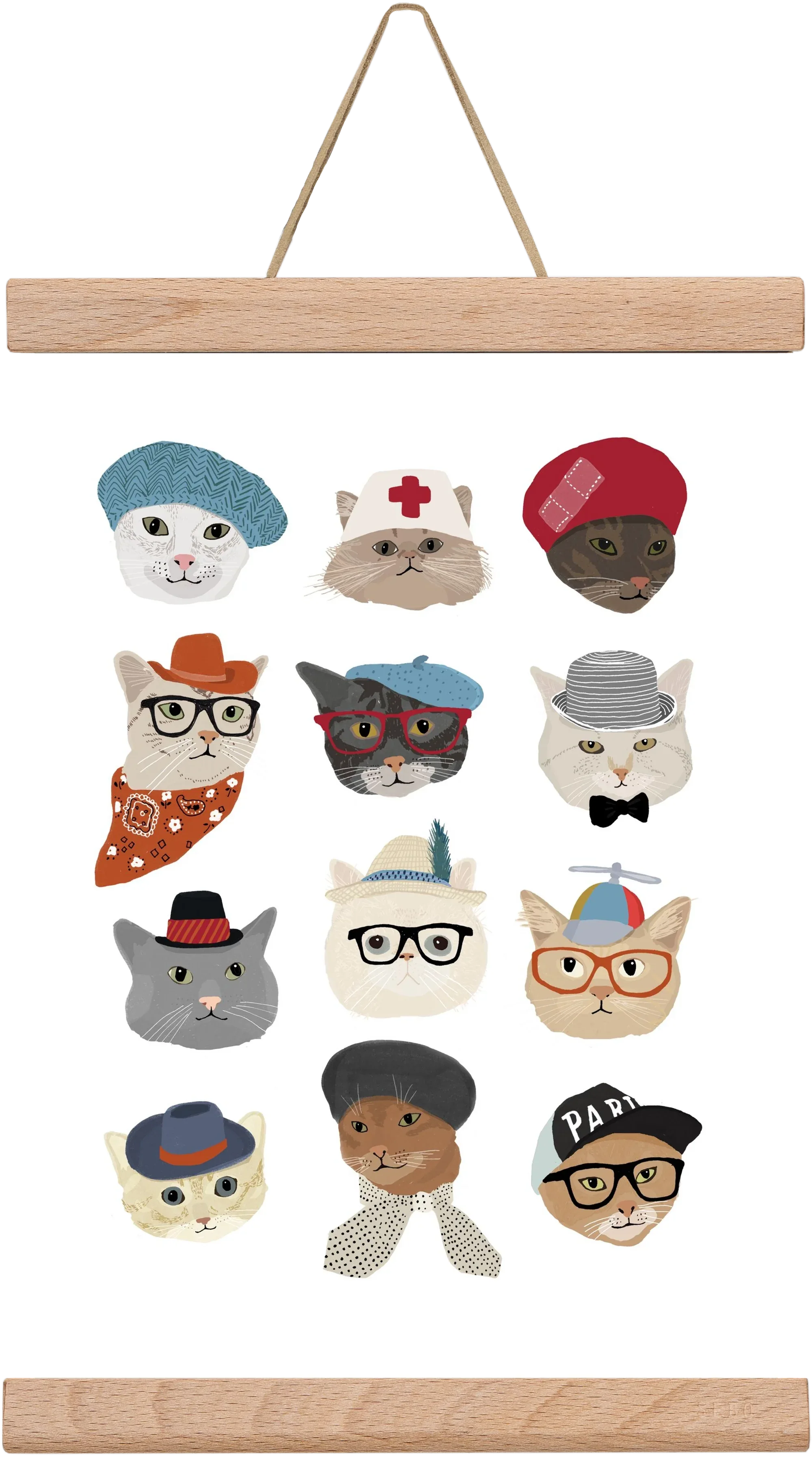 Cats in Hats - artbridge