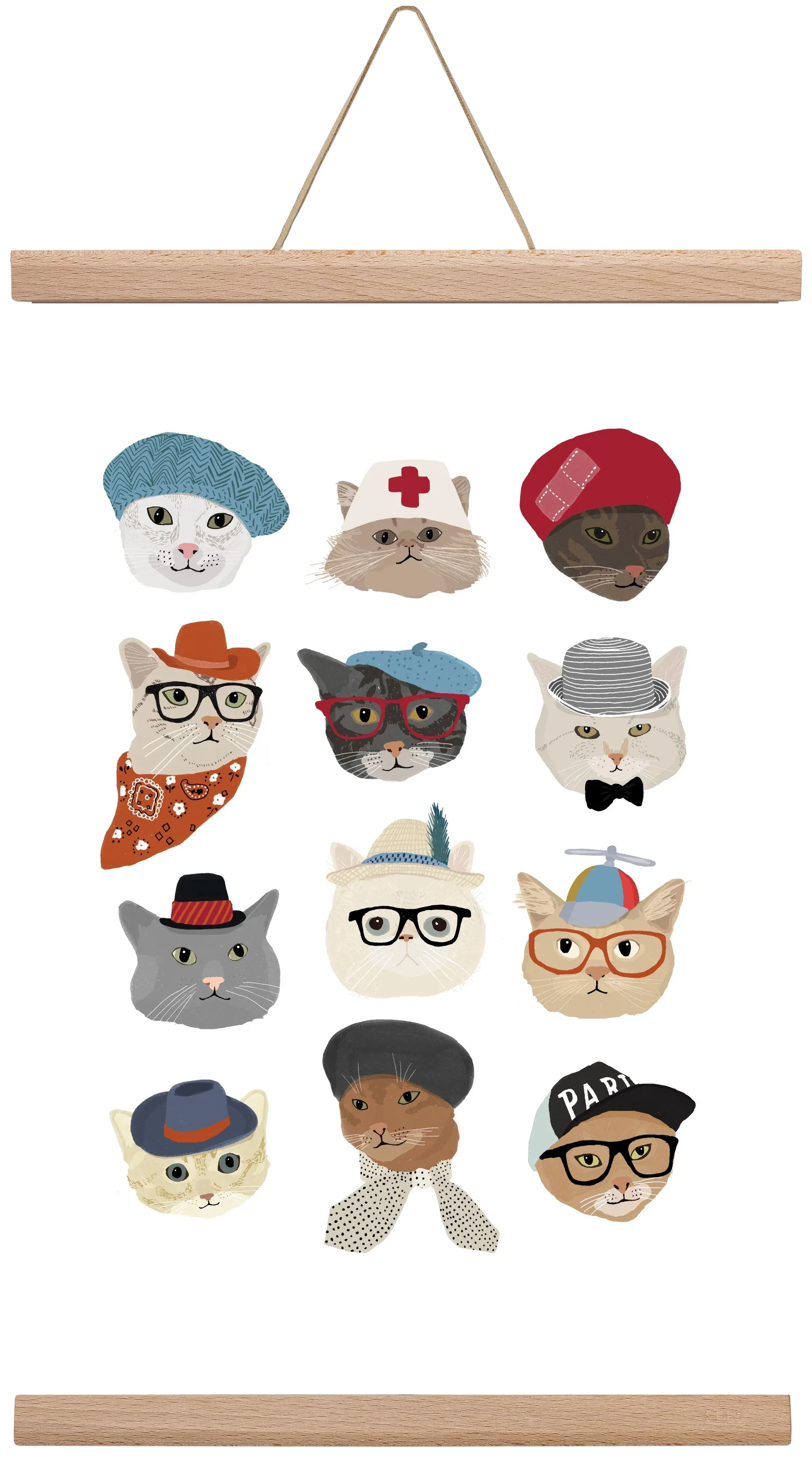 Cats in Hats - artbridge