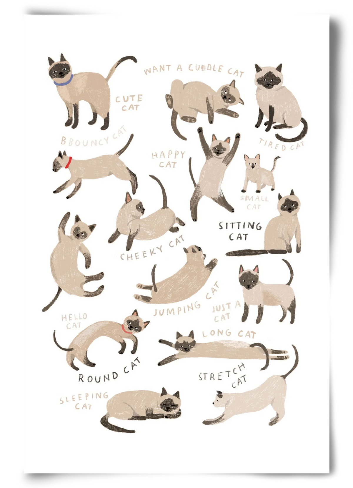 Siamese Cats - artbridge