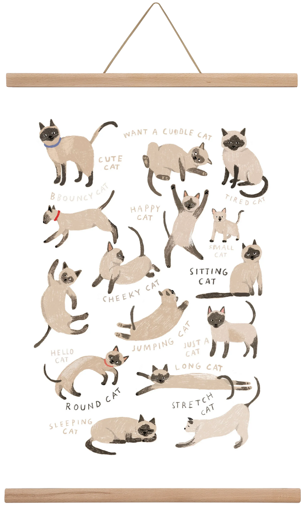Siamese Cats - artbridge