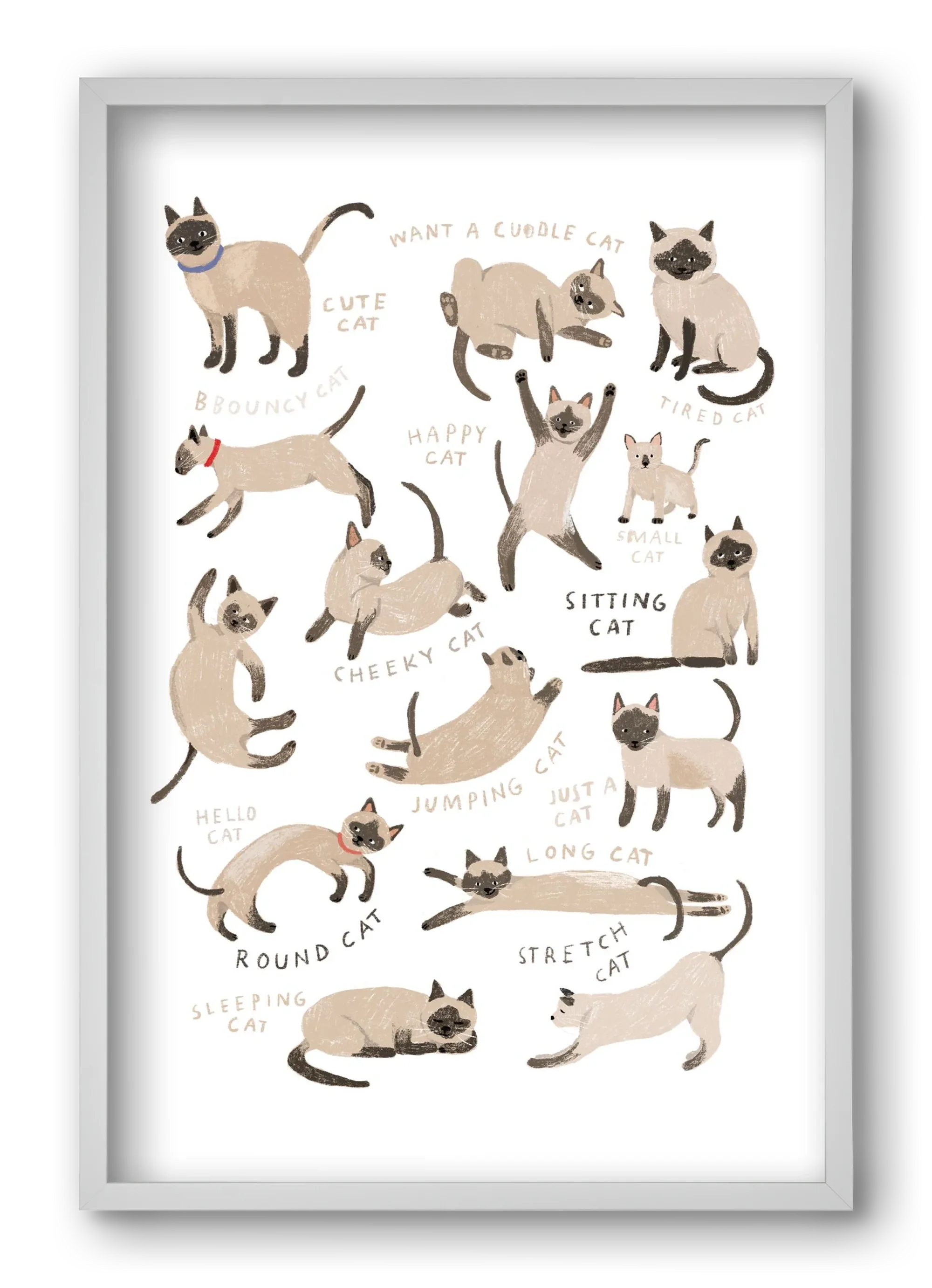 Siamese Cats - artbridge