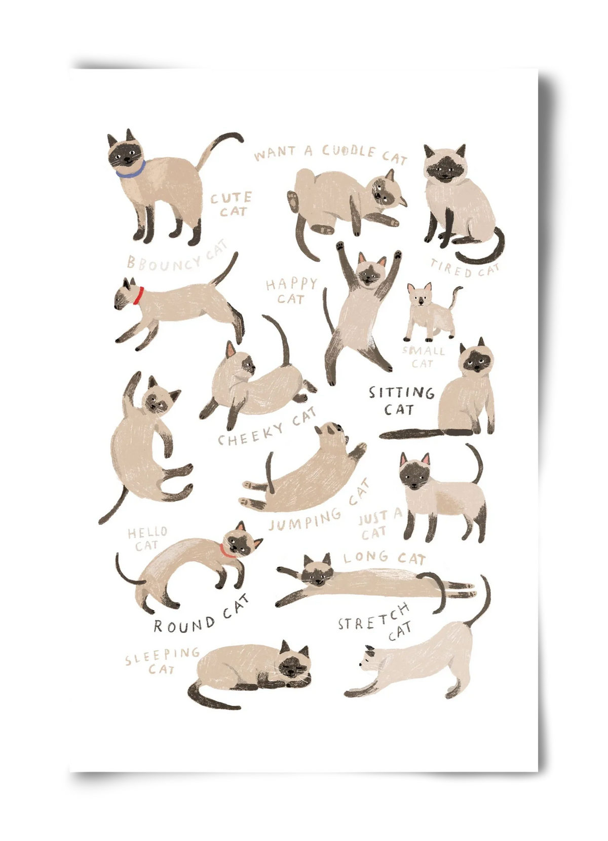 Siamese Cats - artbridge