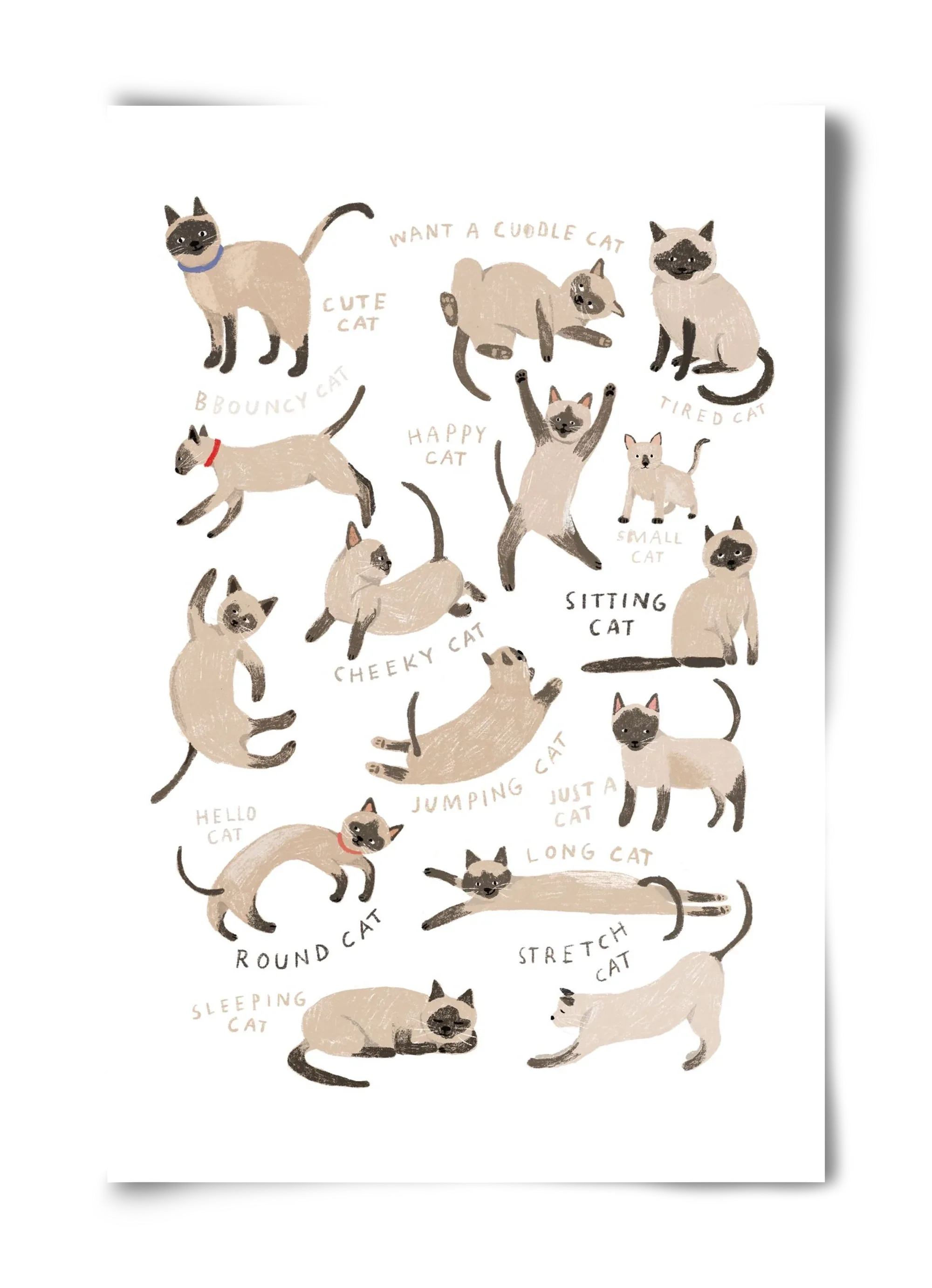 Siamese Cats - artbridge
