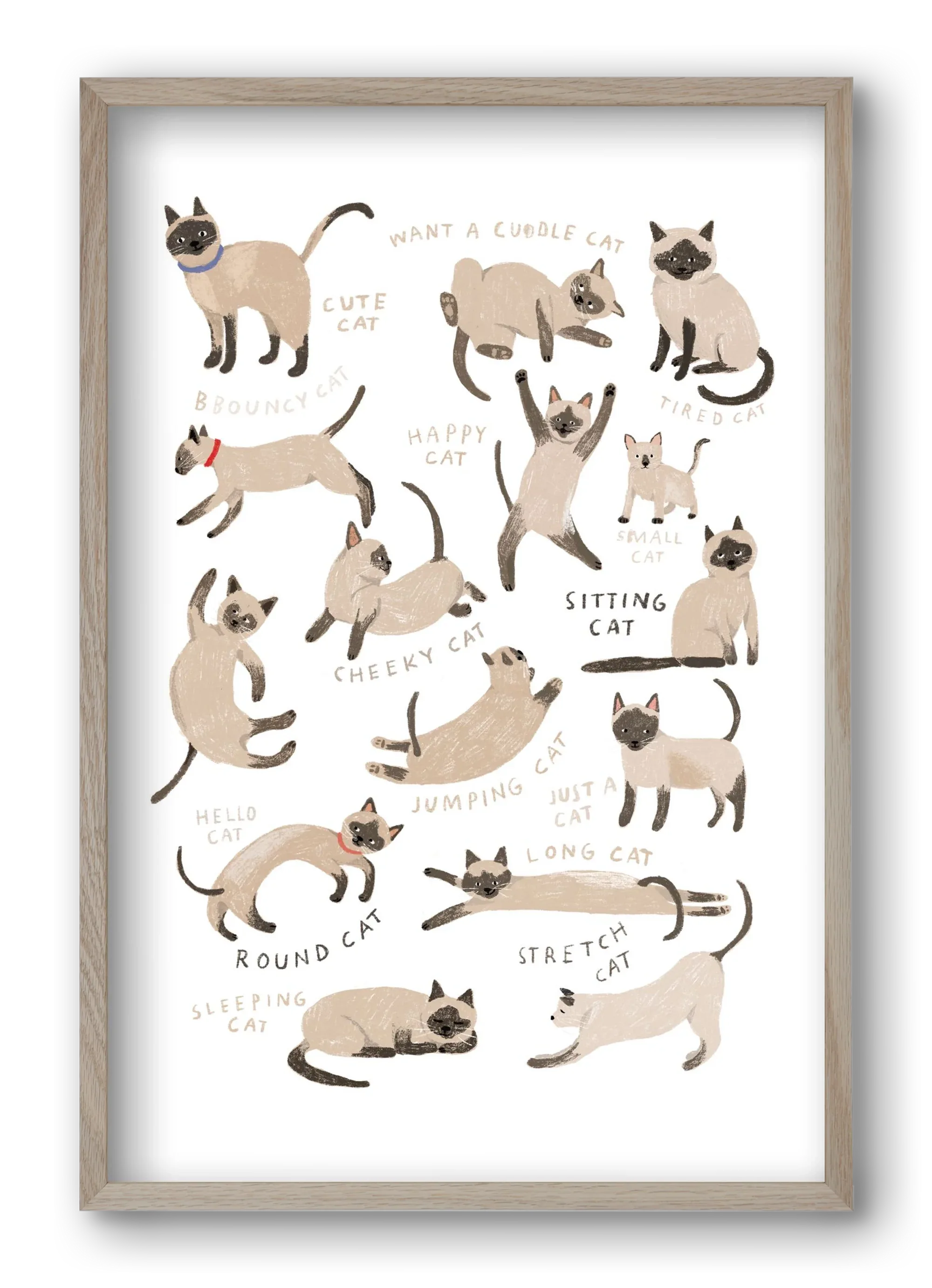 Siamese Cats - artbridge
