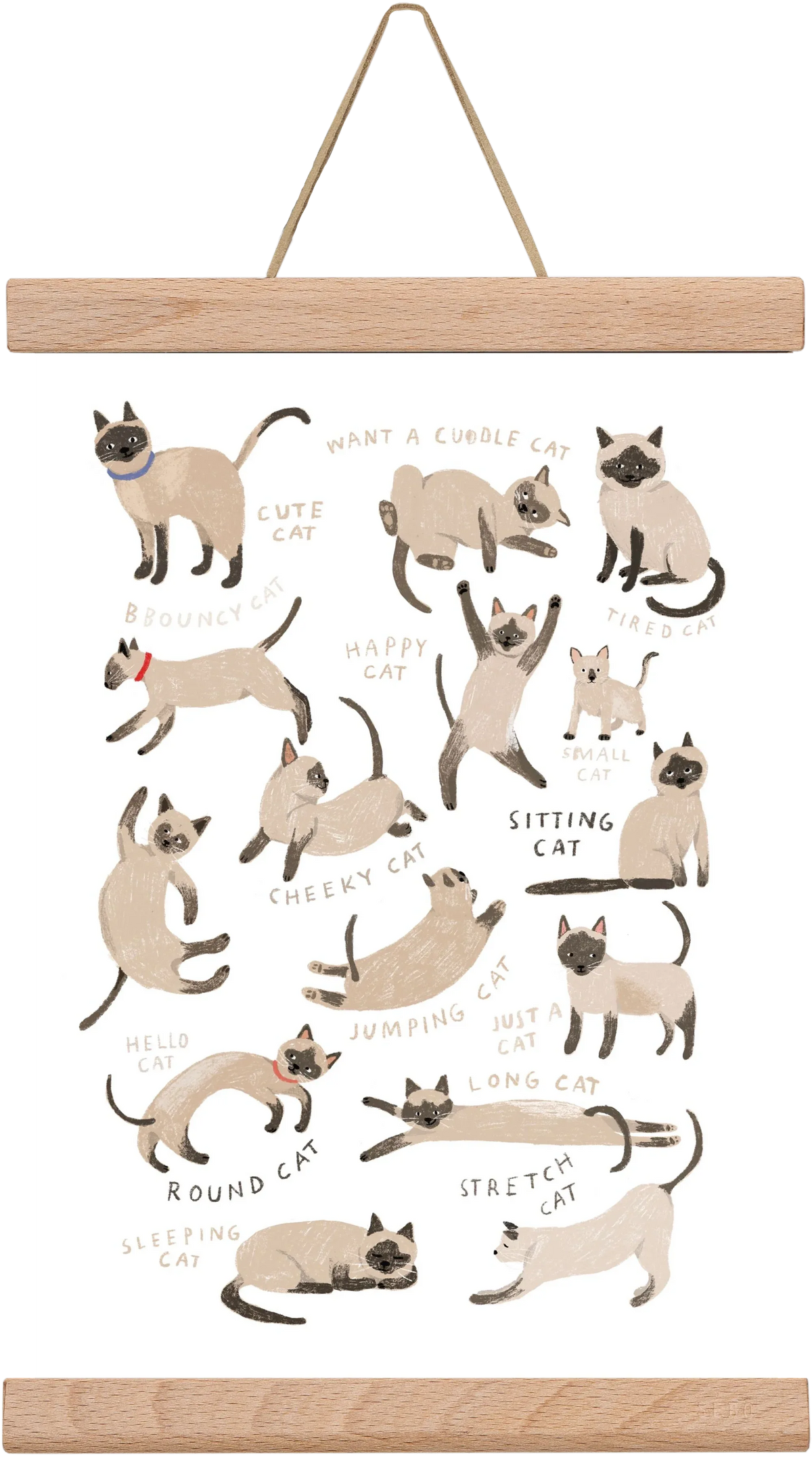 Siamese Cats - artbridge