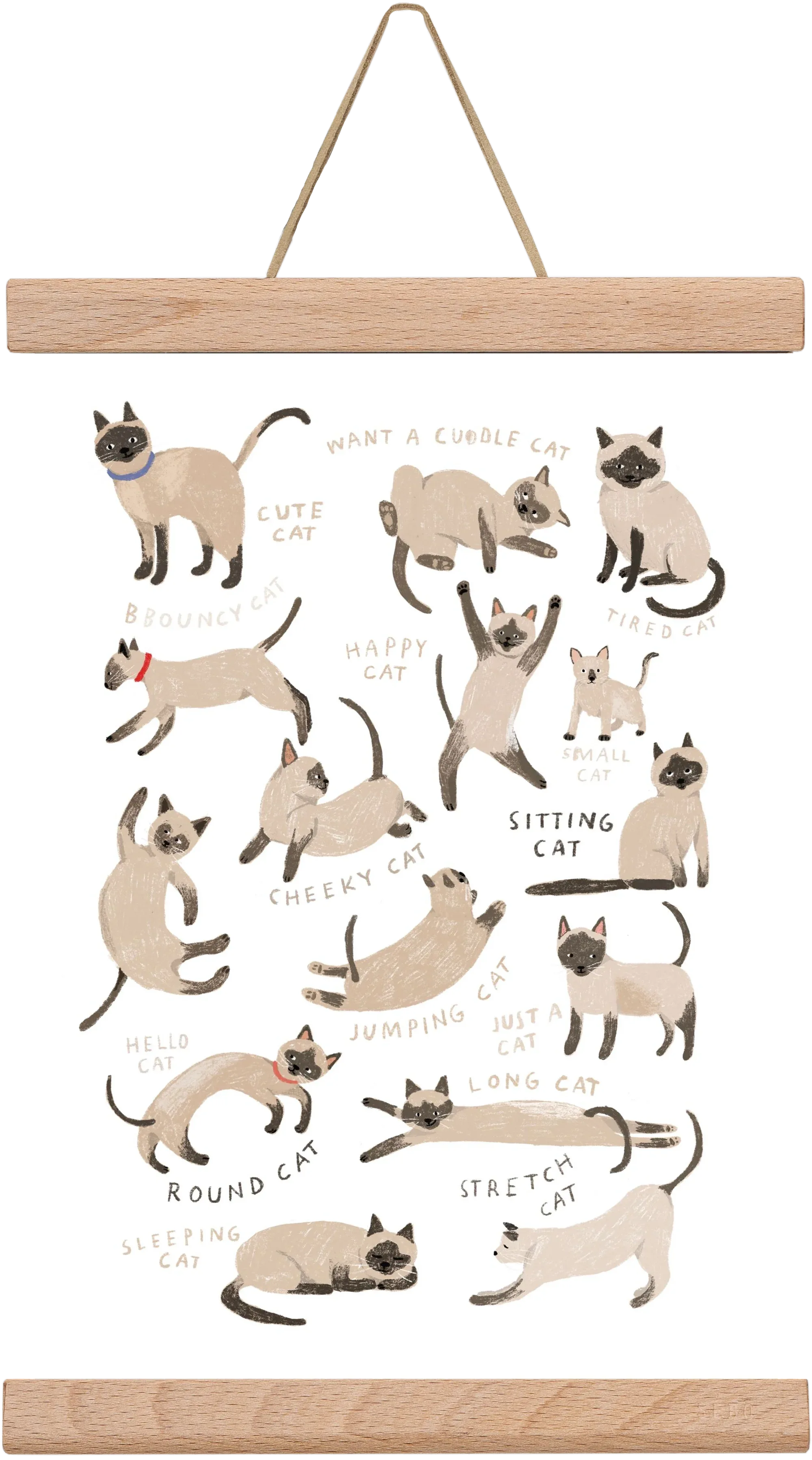Siamese Cats - artbridge