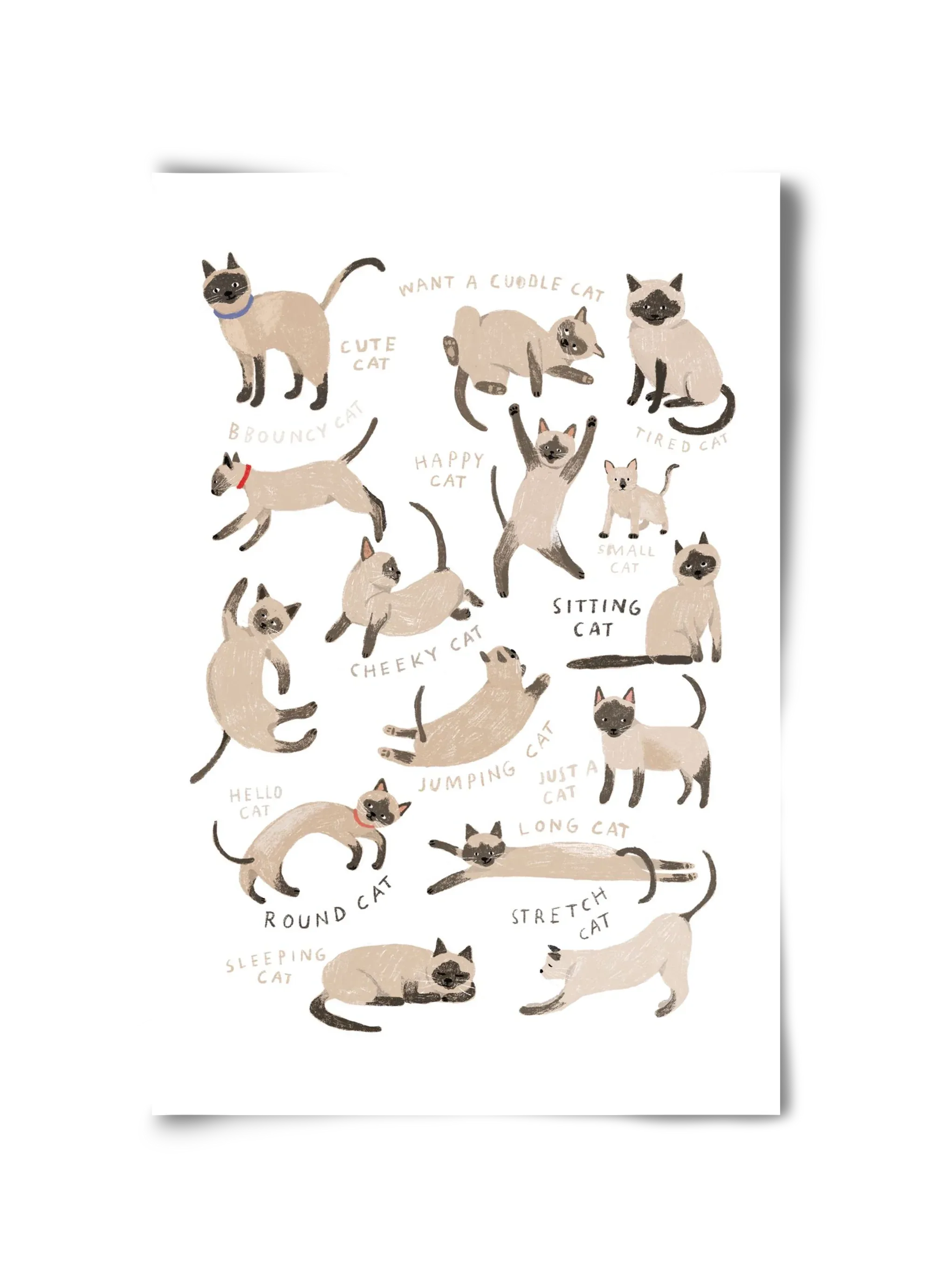 Siamese Cats - artbridge