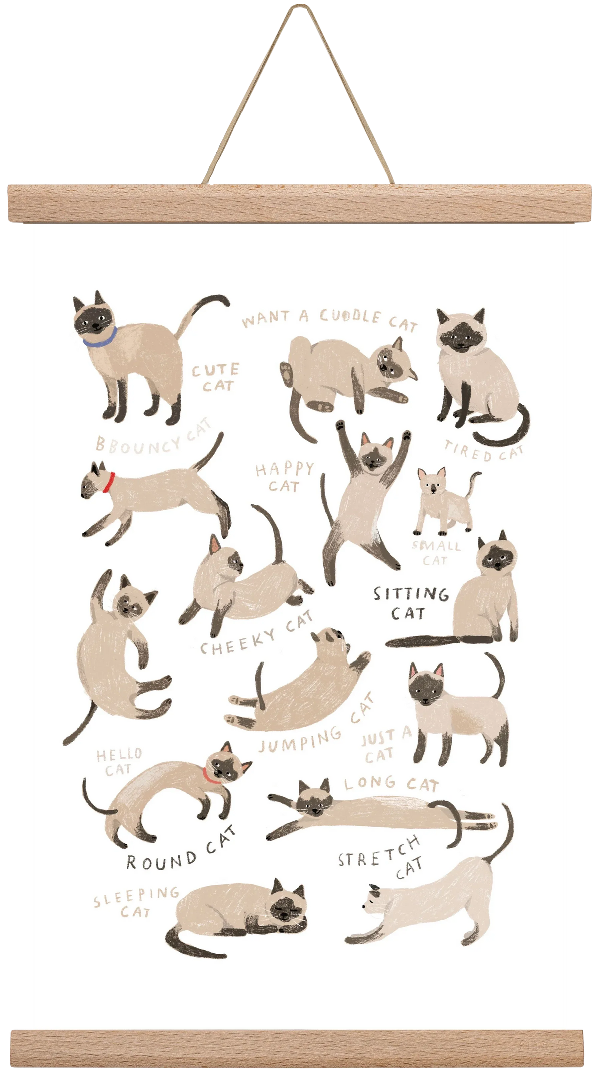 Siamese Cats - artbridge