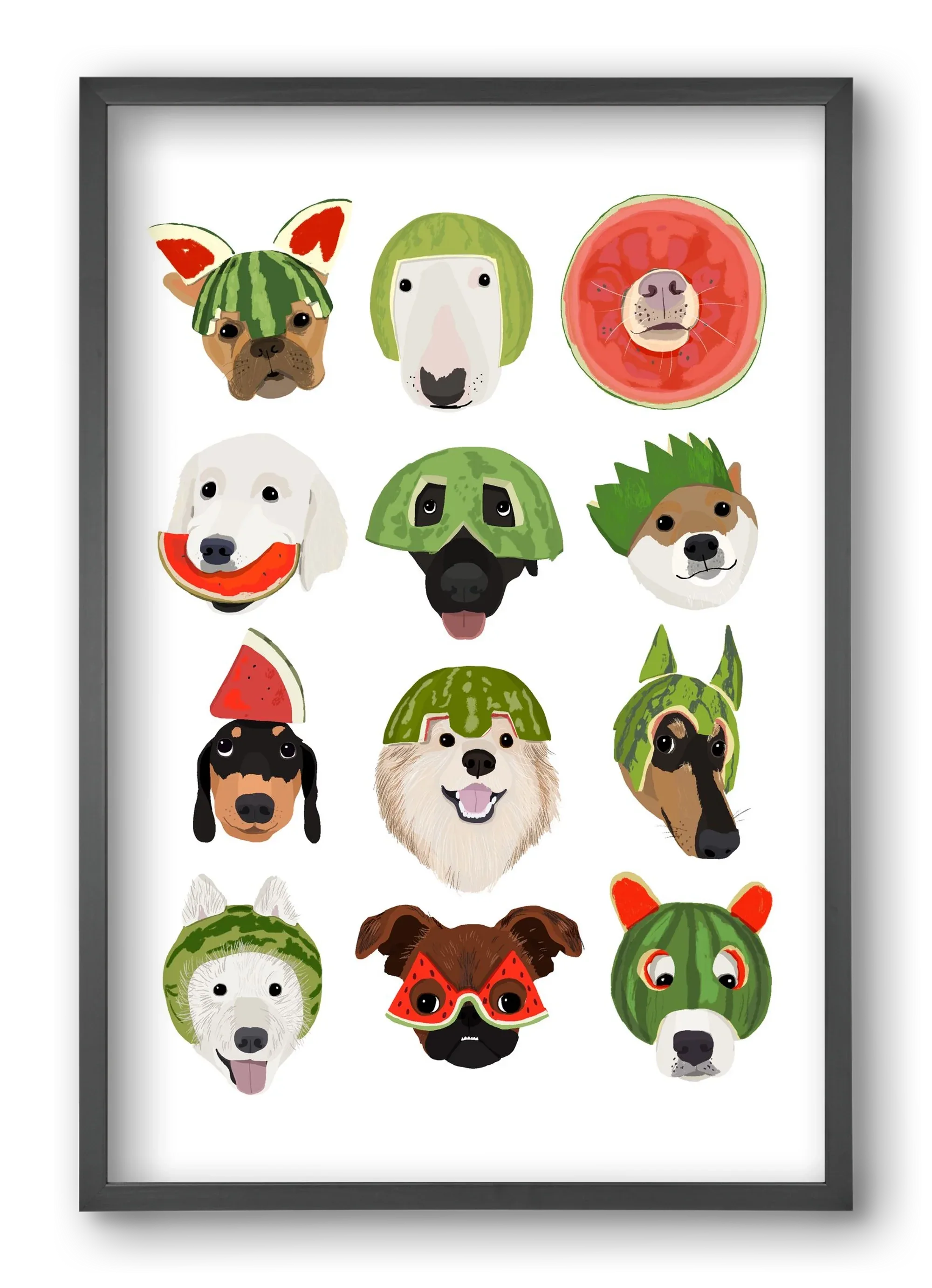 Watermelon dogs - artbridge