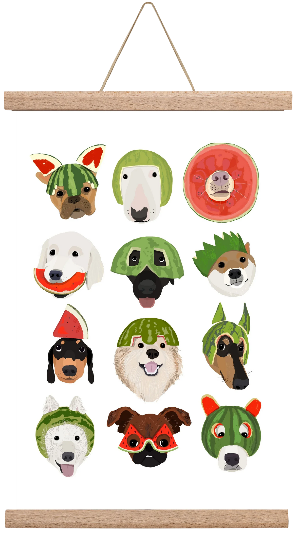 Watermelon dogs - artbridge