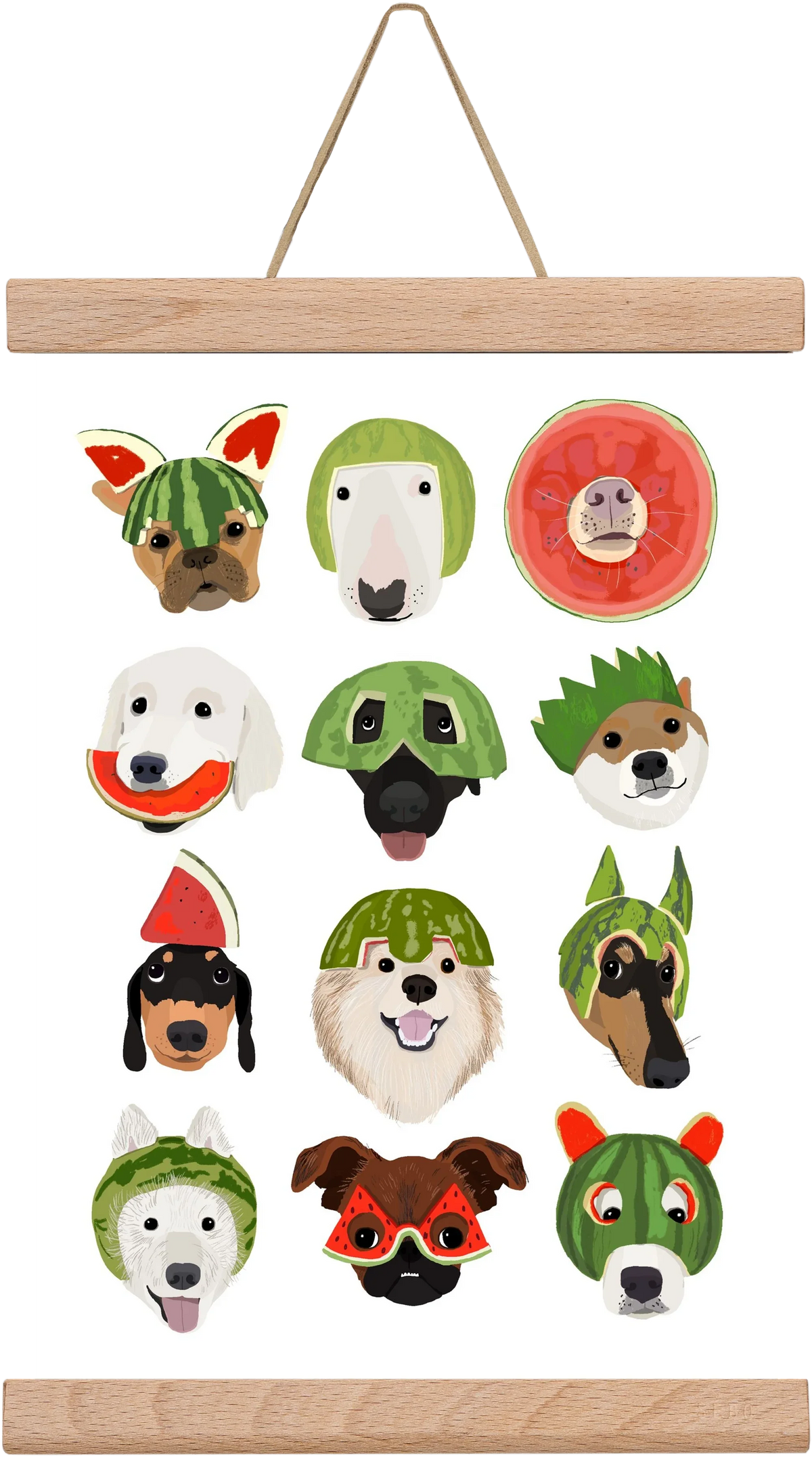 Watermelon dogs - artbridge