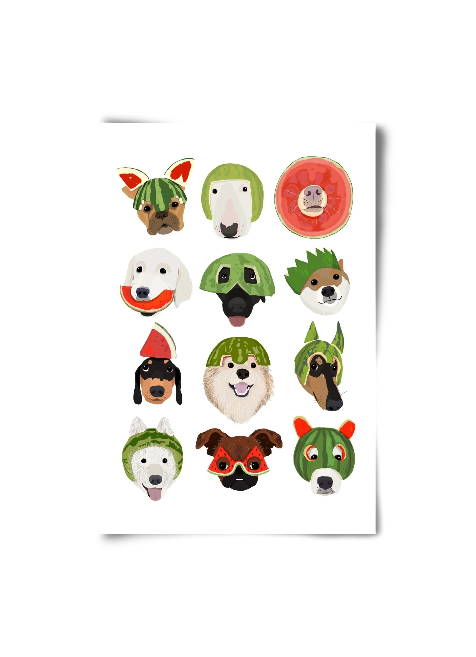 Watermelon dogs - artbridge