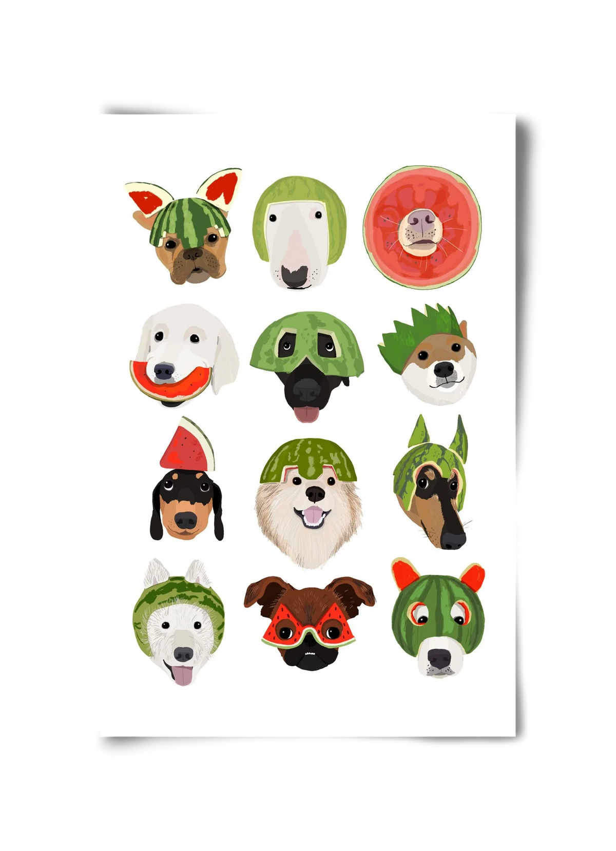 Watermelon dogs - artbridge