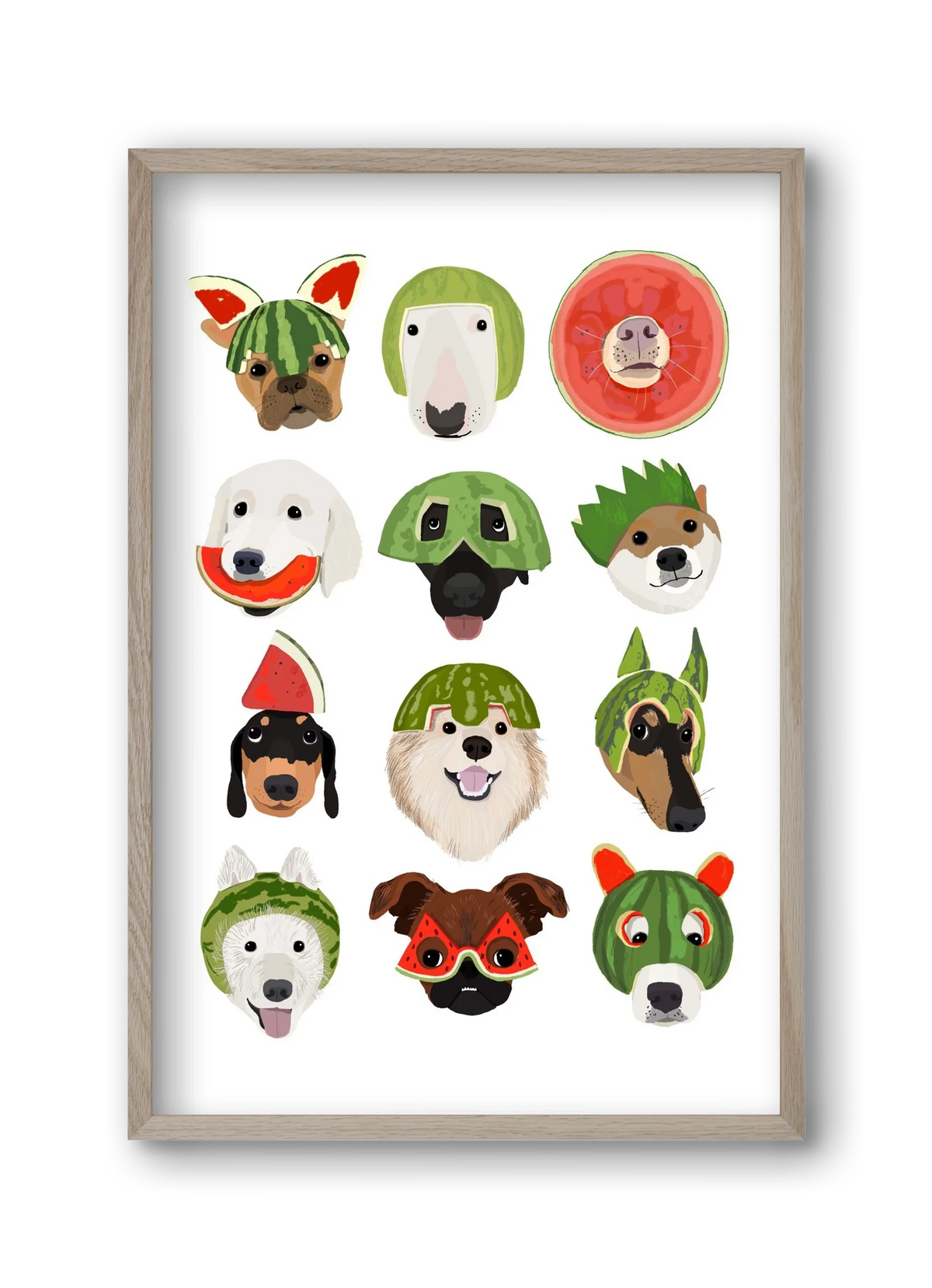 Watermelon dogs - artbridge