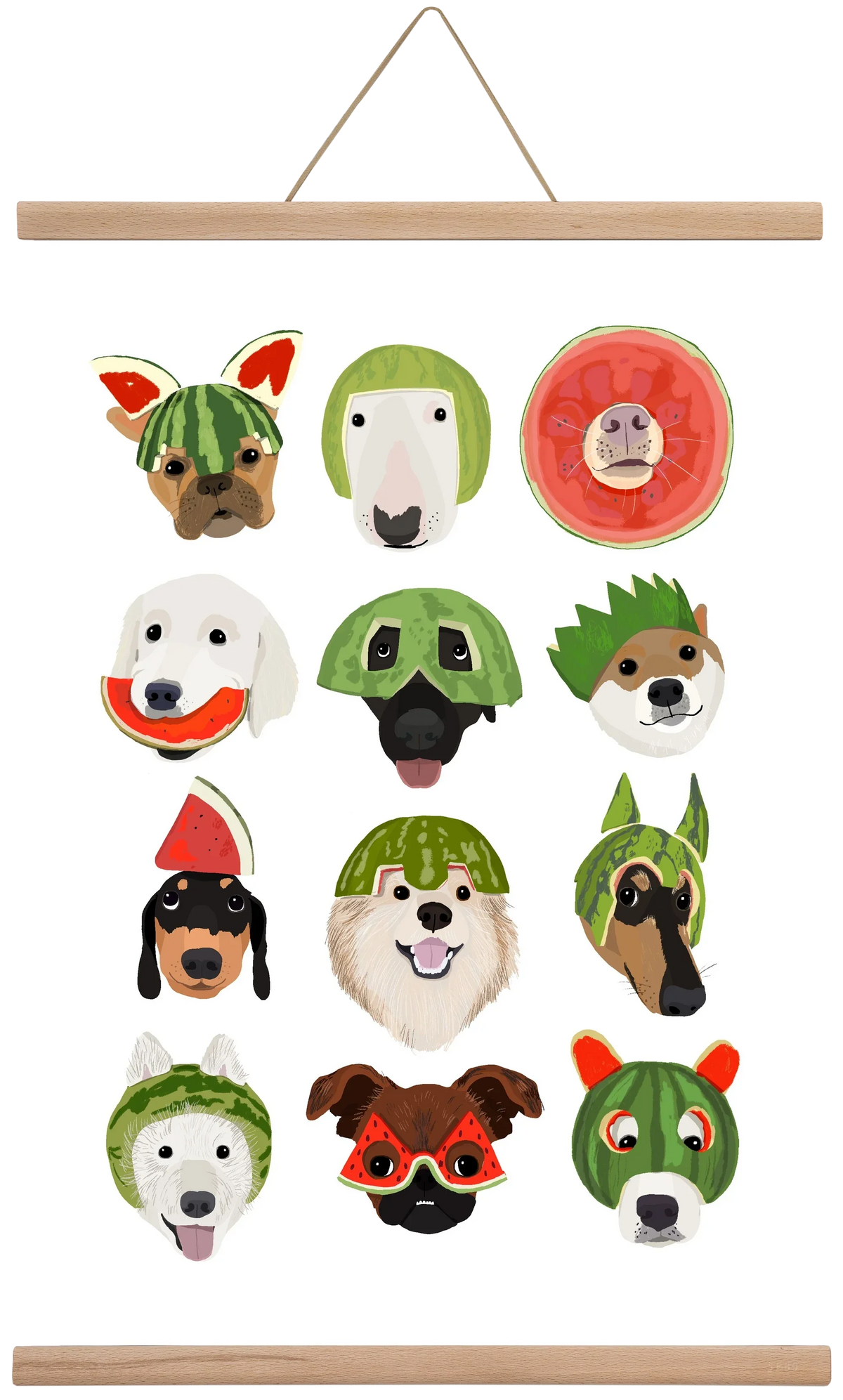 Watermelon dogs - artbridge