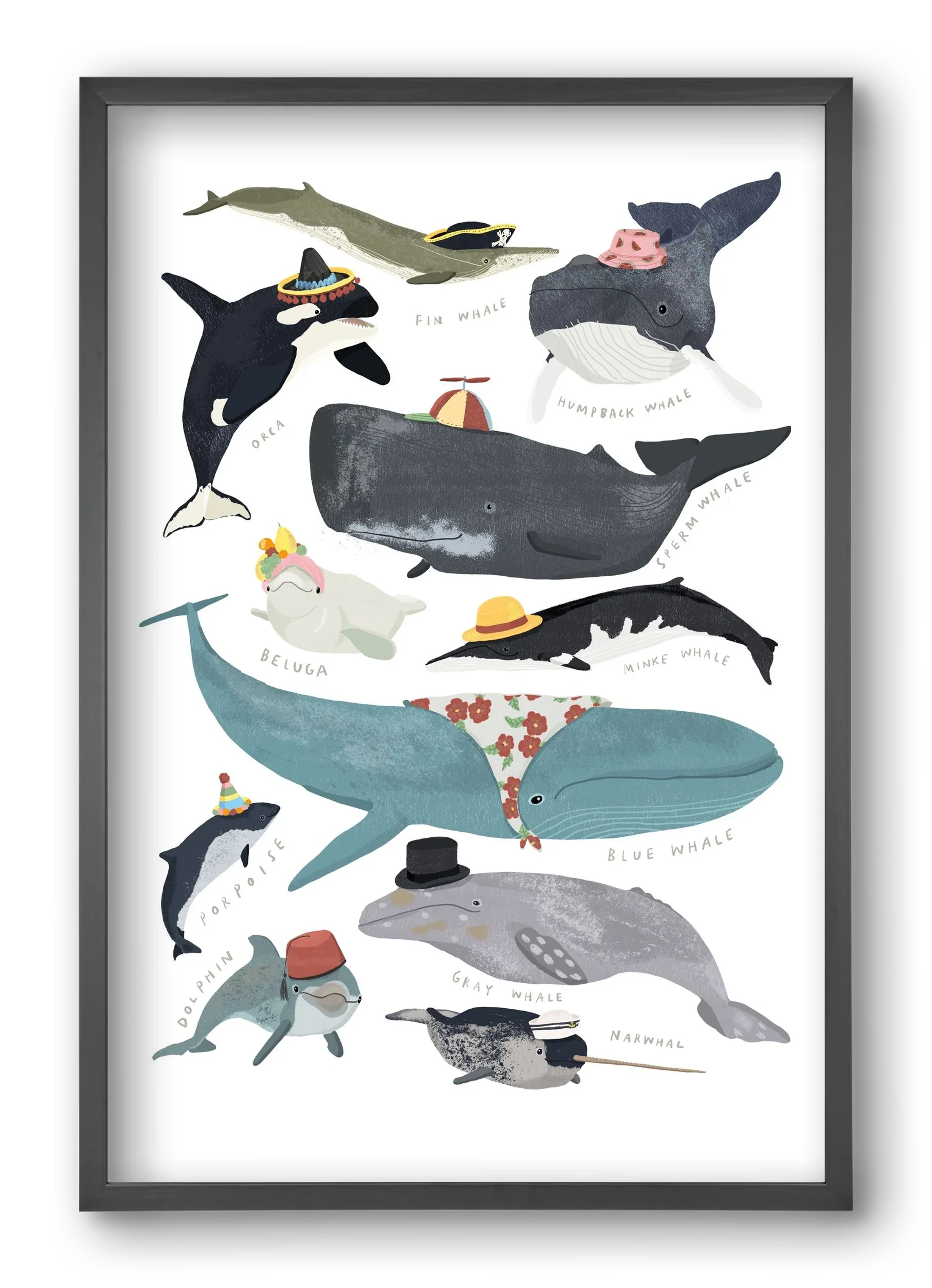 Whales in hats - artbridge