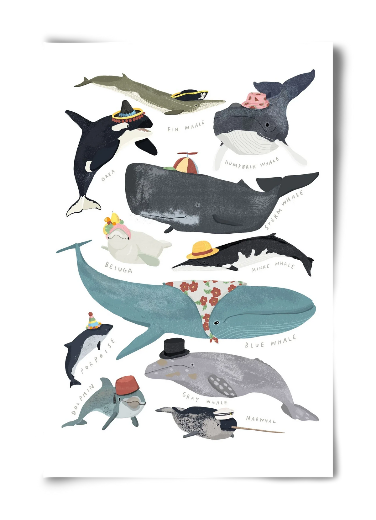 Whales in hats - artbridge