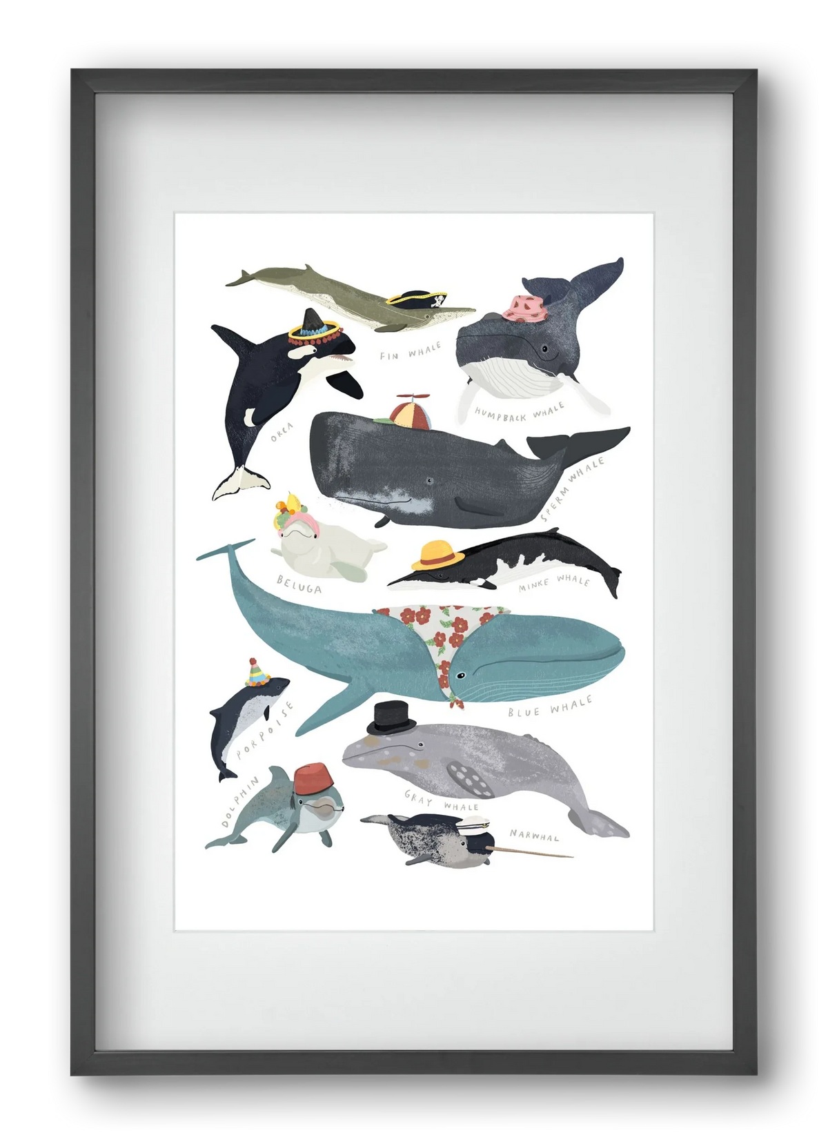 Whales in hats - artbridge