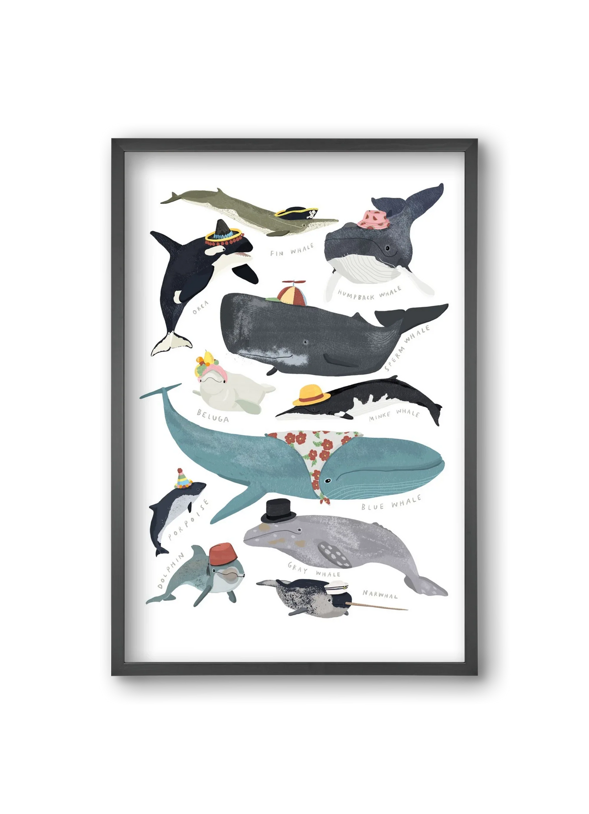 Whales in hats - artbridge