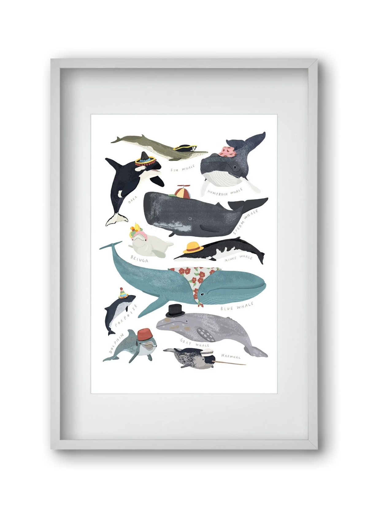 Whales in hats - artbridge