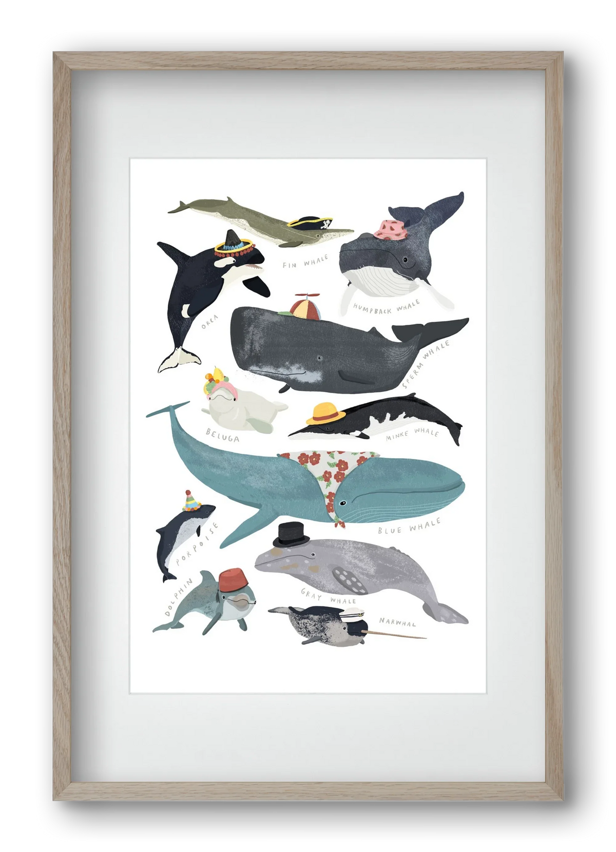 Whales in hats - artbridge