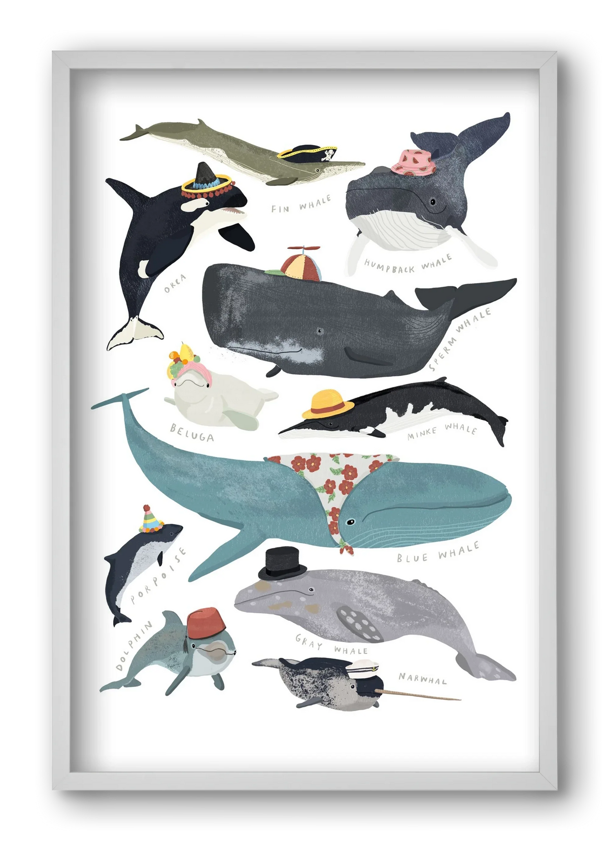 Whales in hats - artbridge