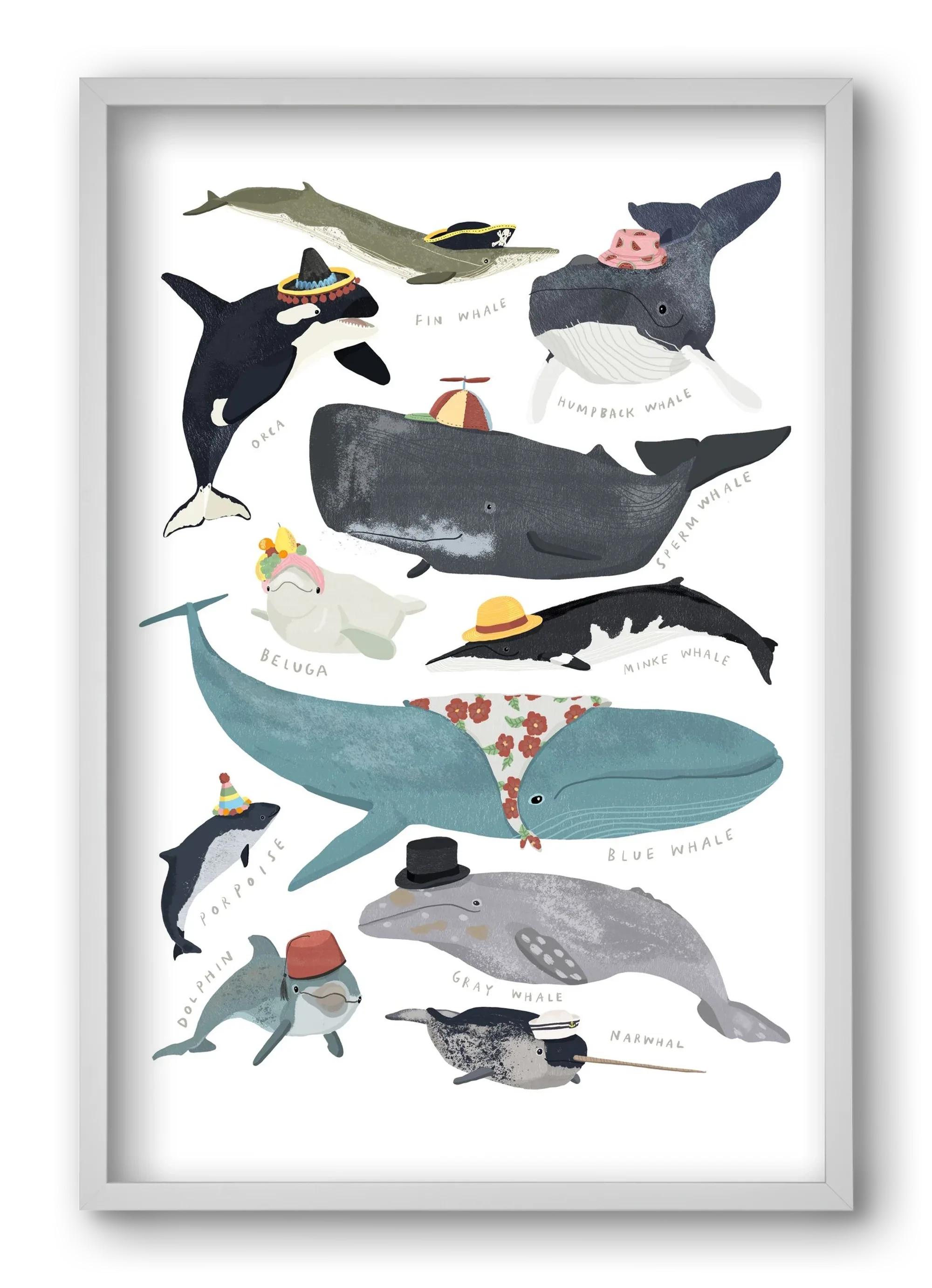 Whales in hats - artbridge
