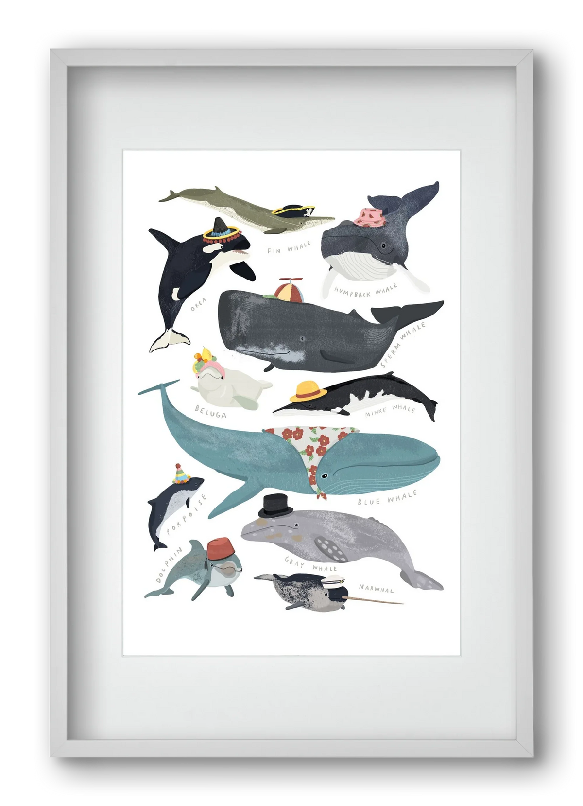 Whales in hats - artbridge