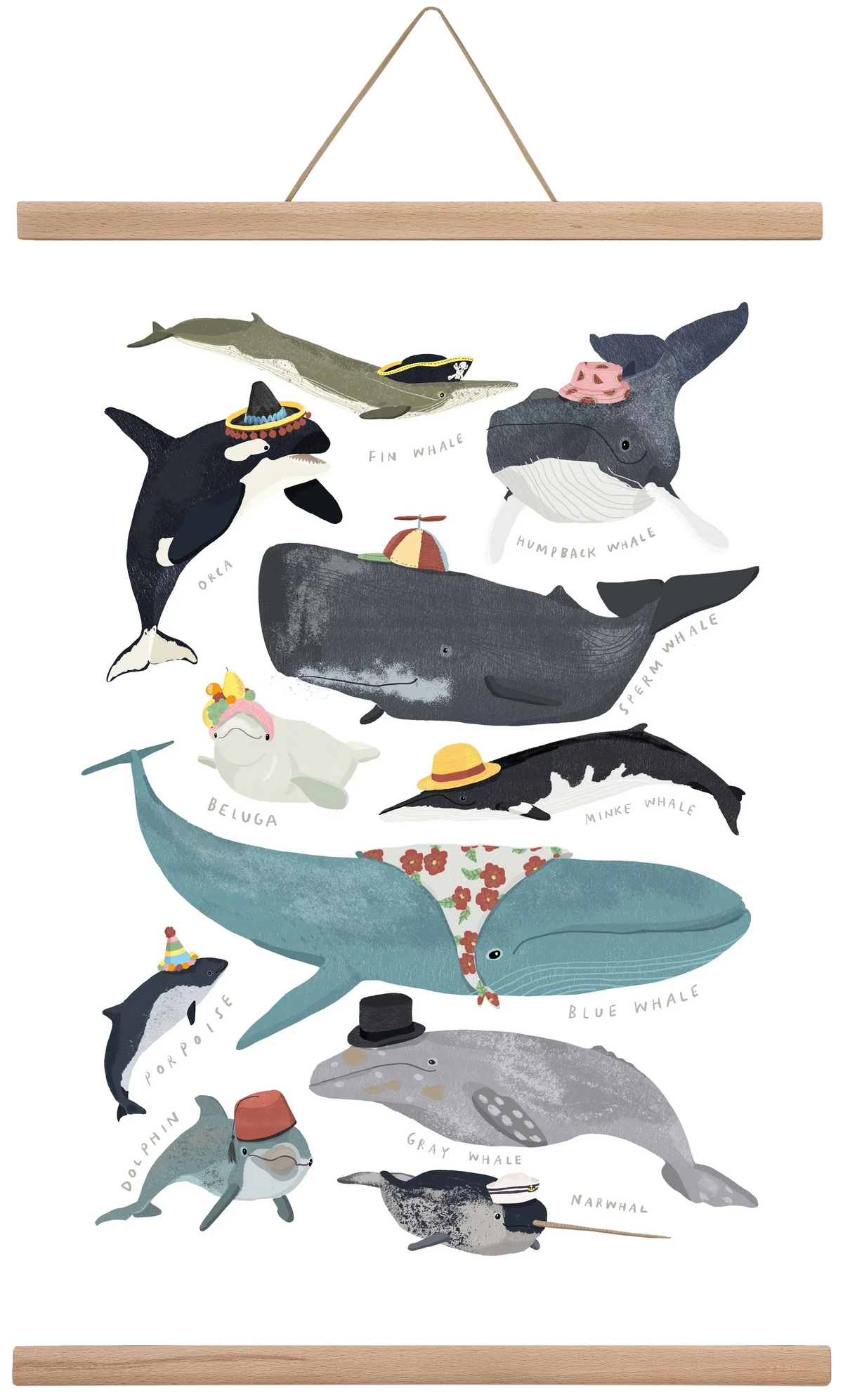 Whales in hats - artbridge