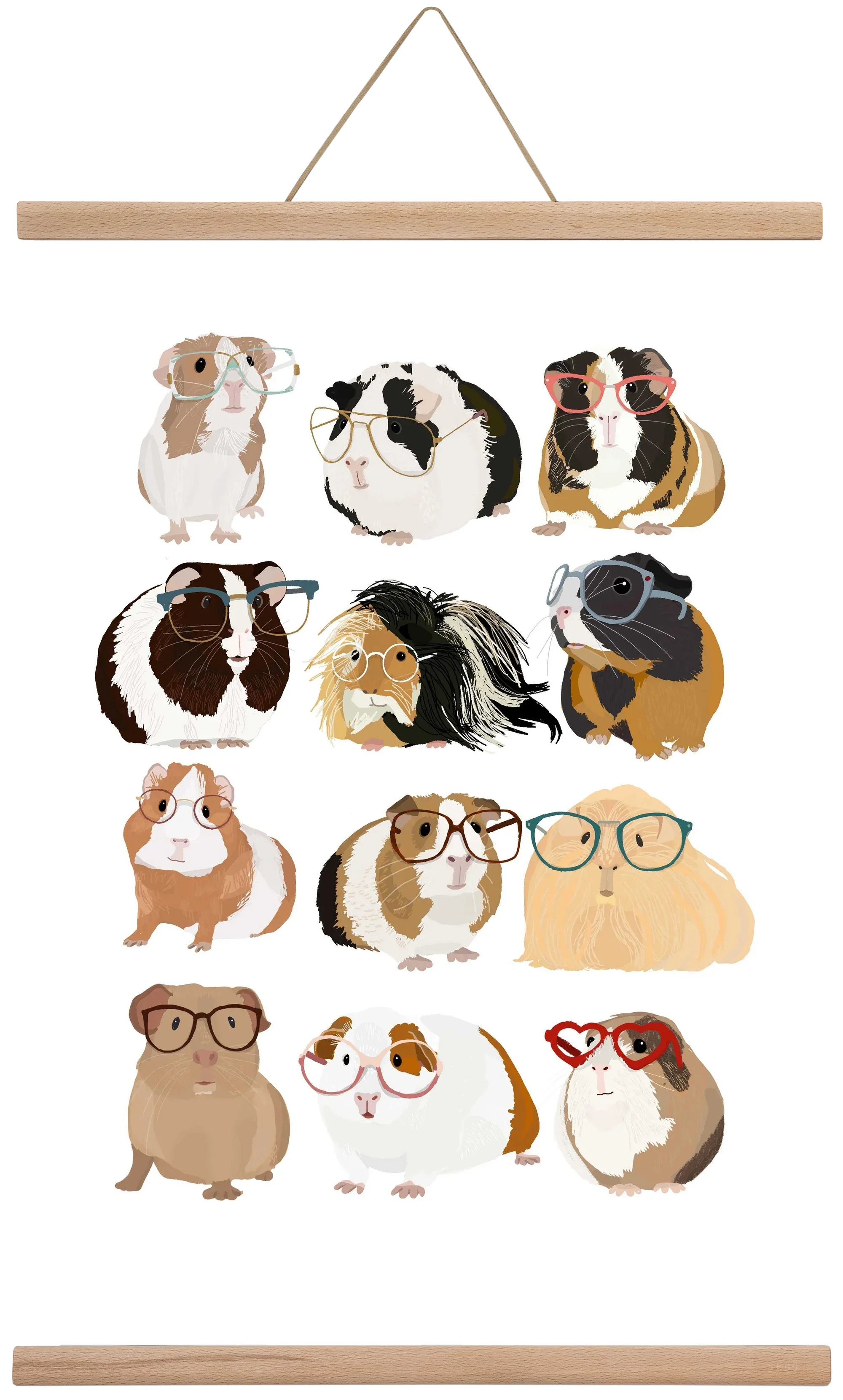Guinea Pigs in Glasses - artbridge