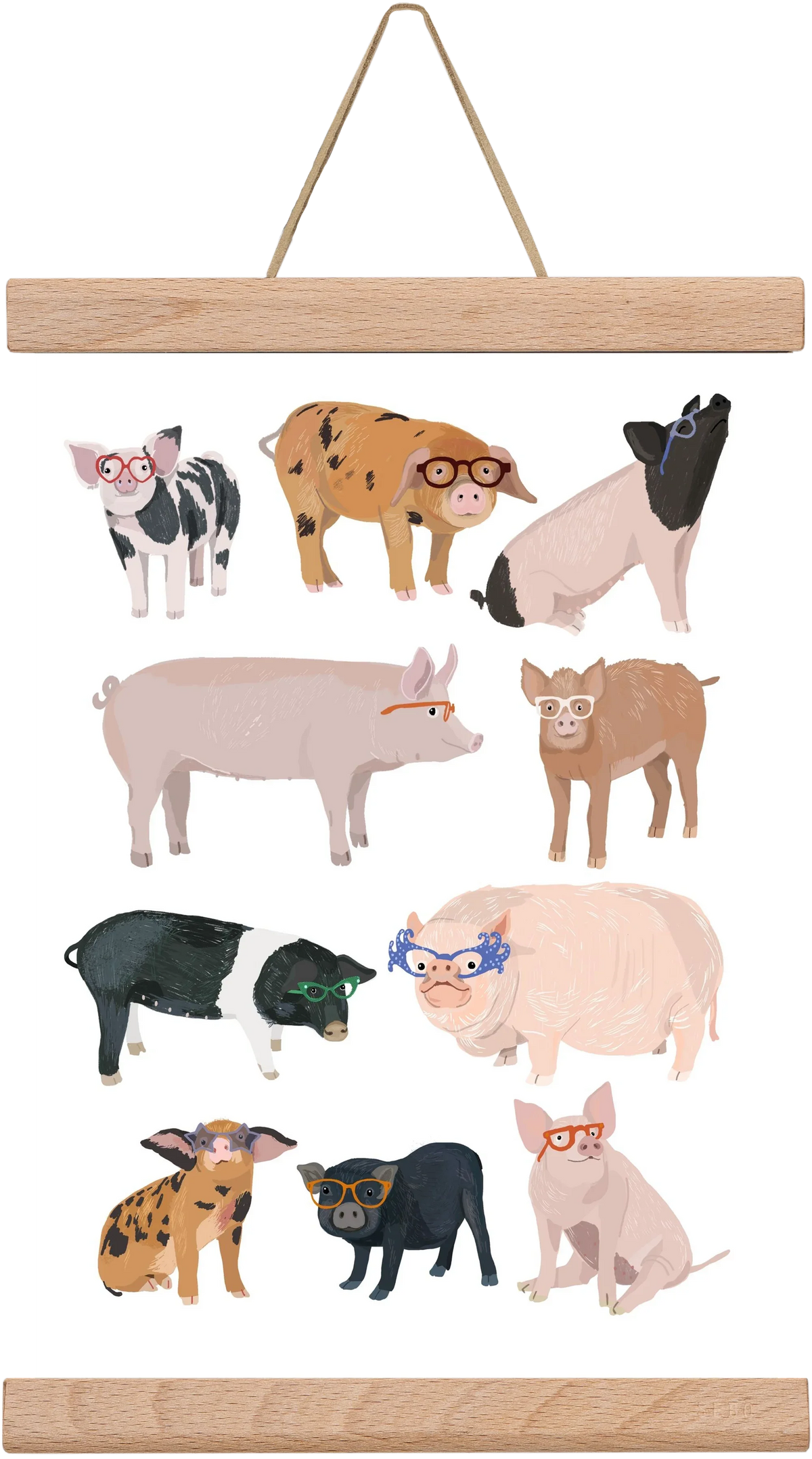 Pigs in Glasses - artbridge