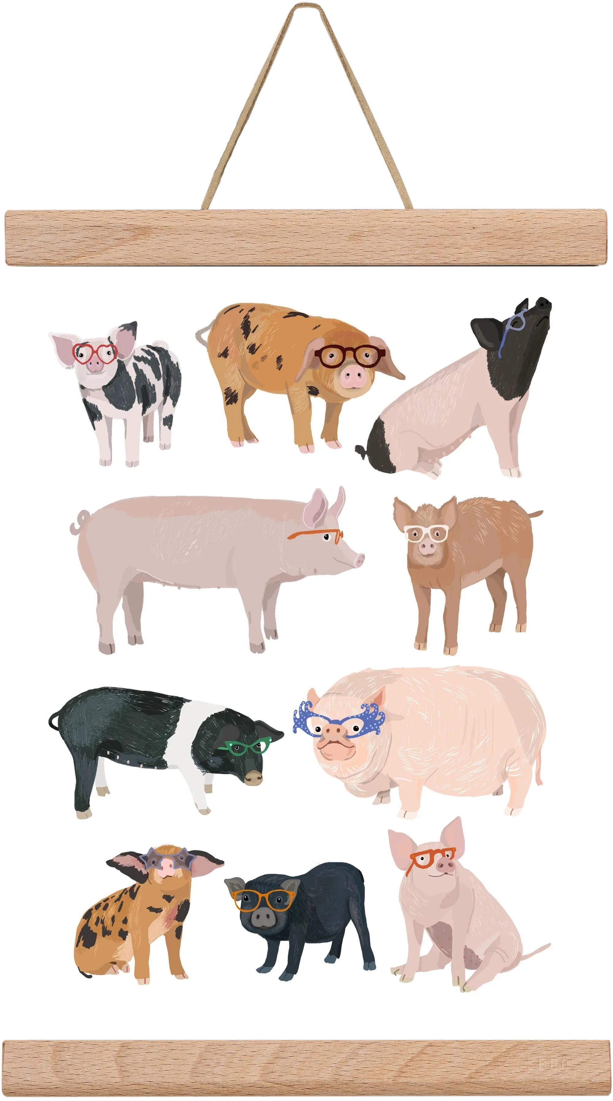 Pigs in Glasses - artbridge