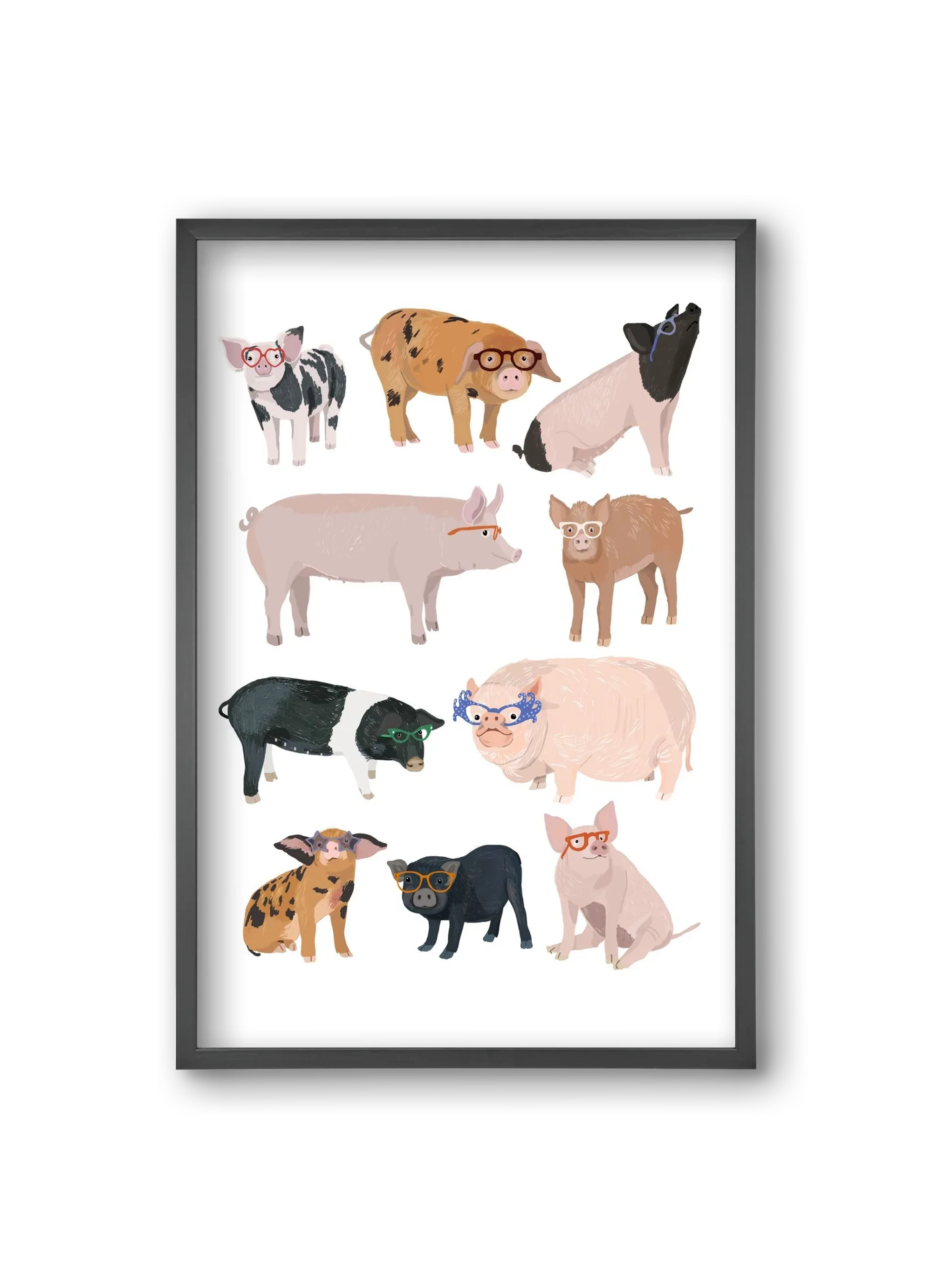 Pigs in Glasses - artbridge