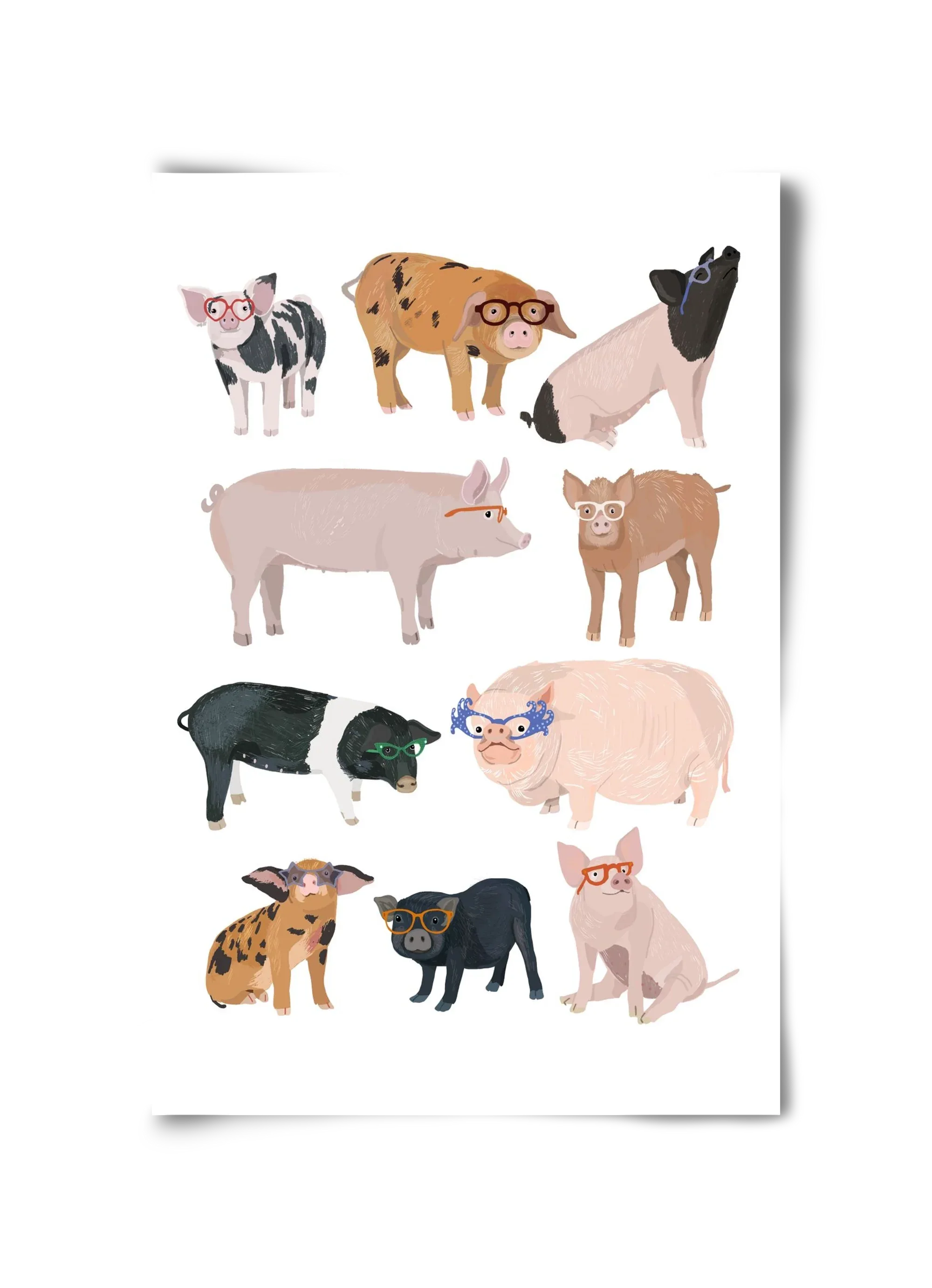 Pigs in Glasses - artbridge