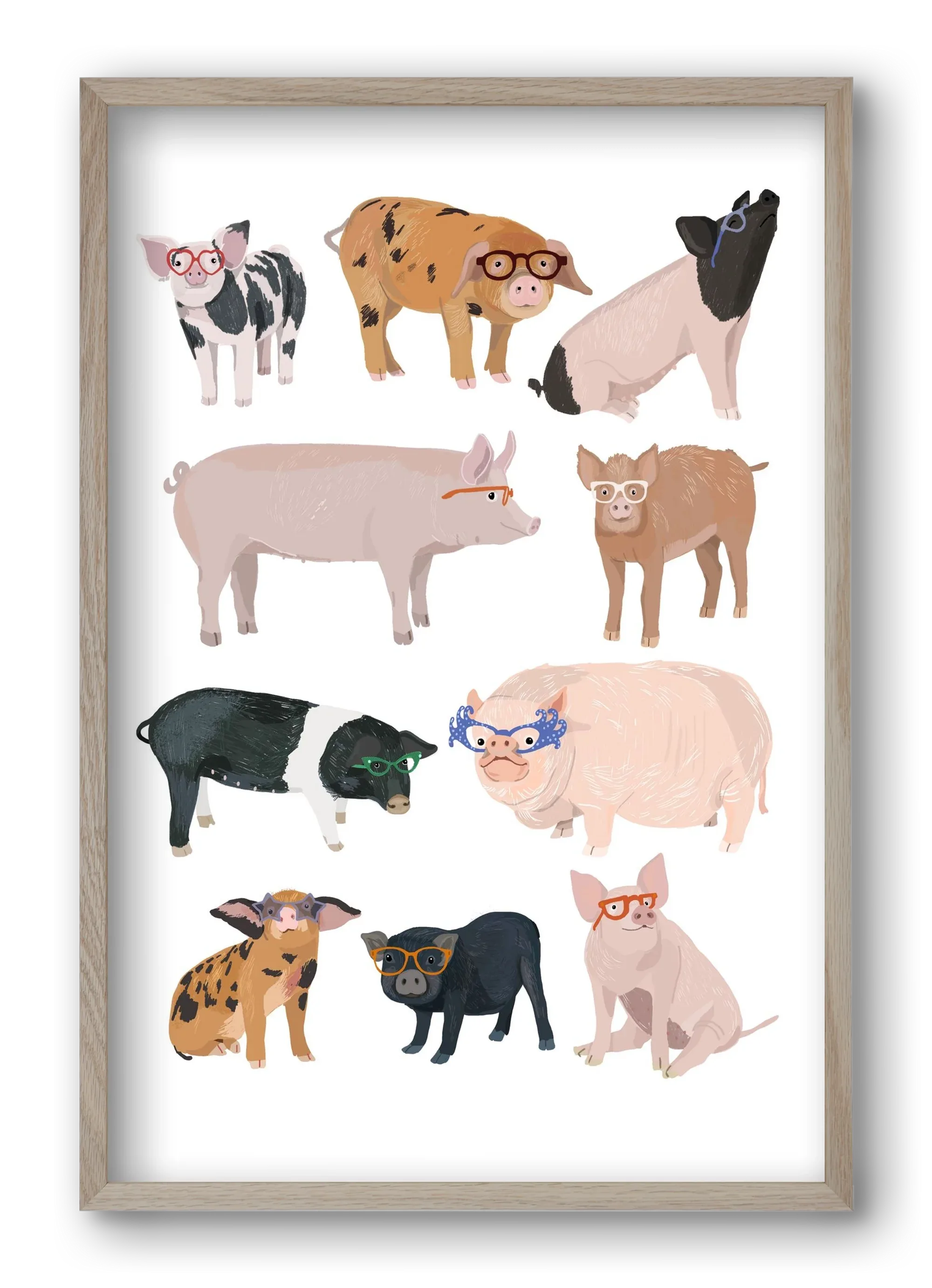 Pigs in Glasses - artbridge
