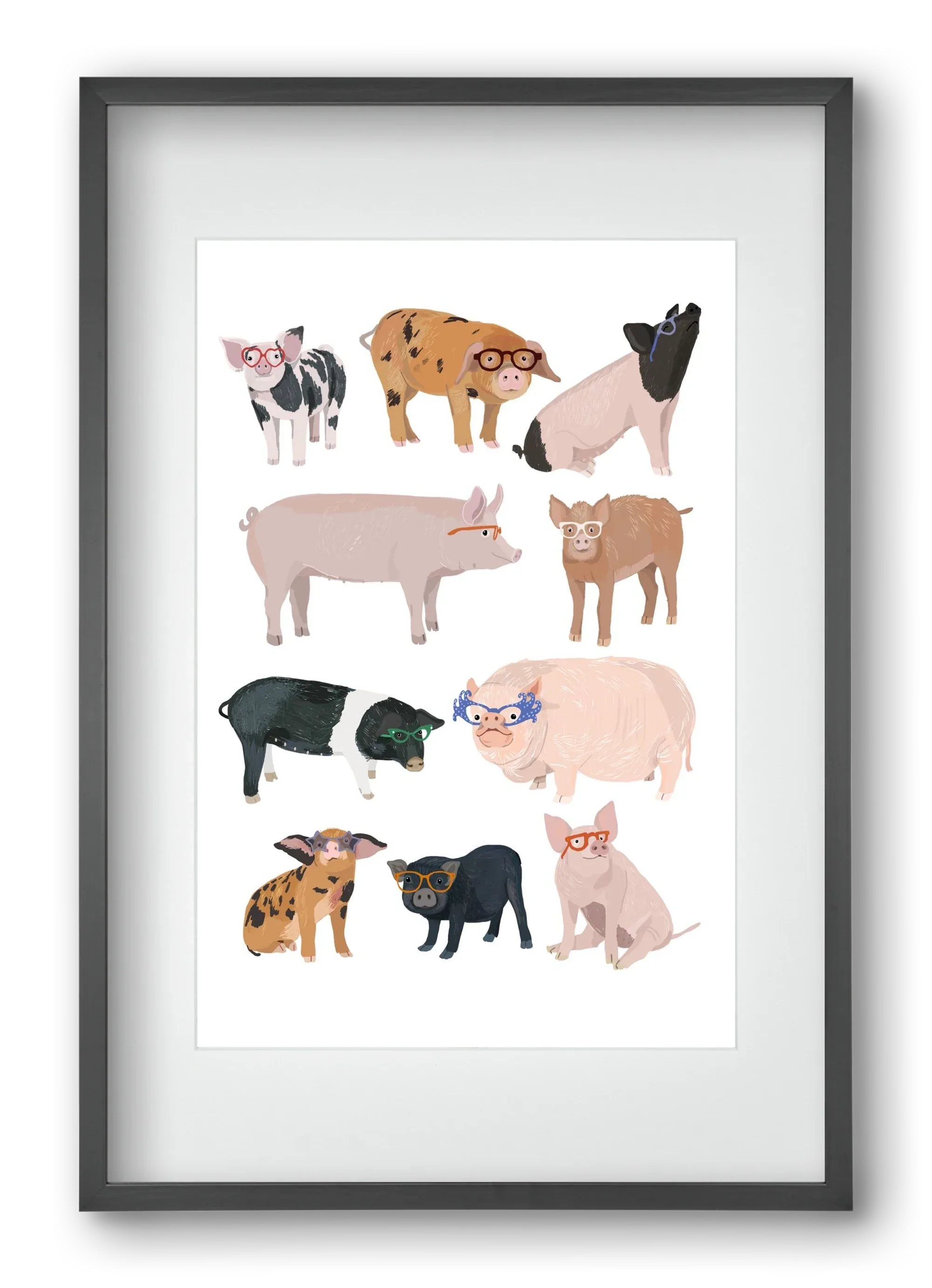 Pigs in Glasses - artbridge