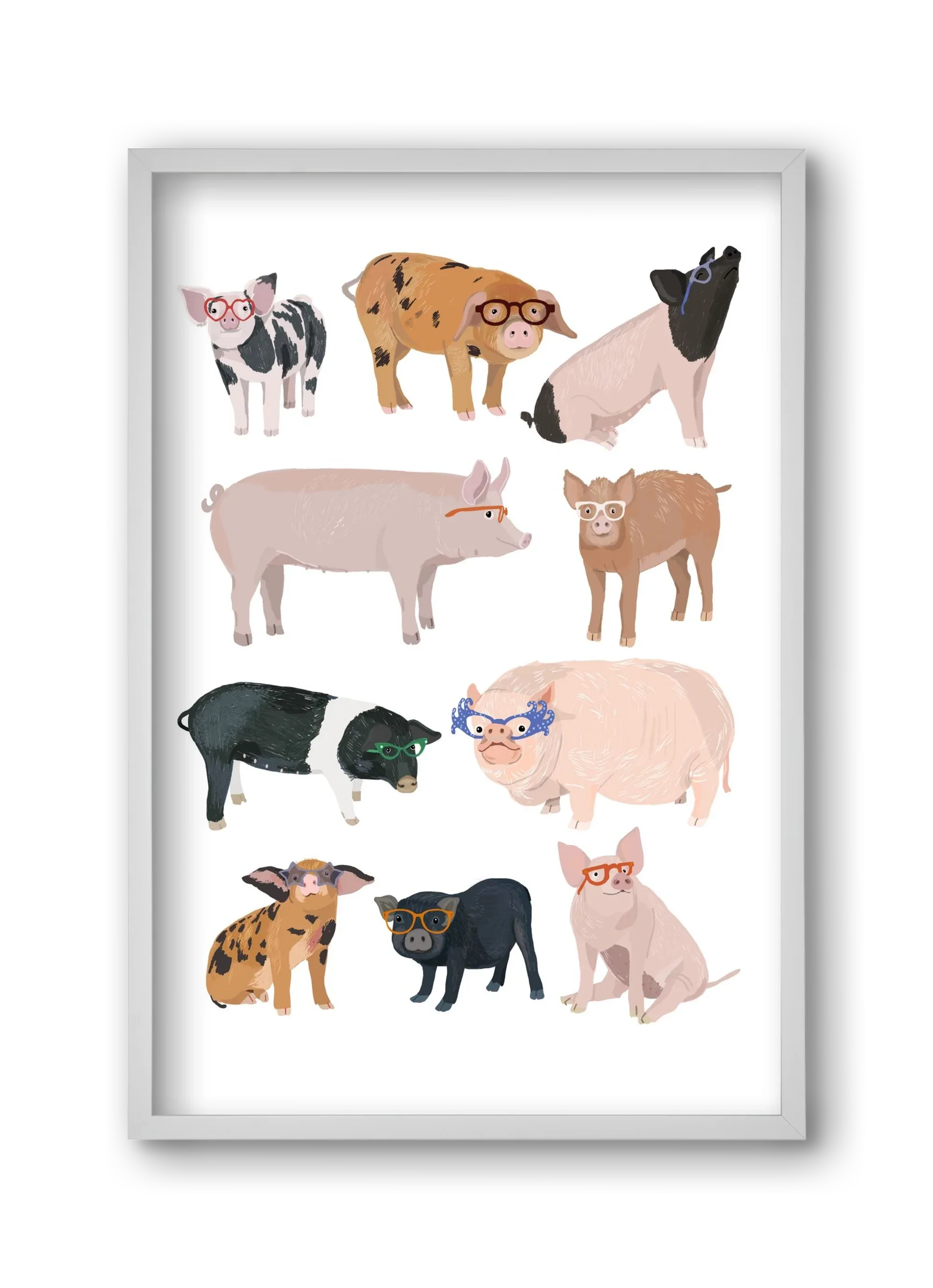 Pigs in Glasses - artbridge