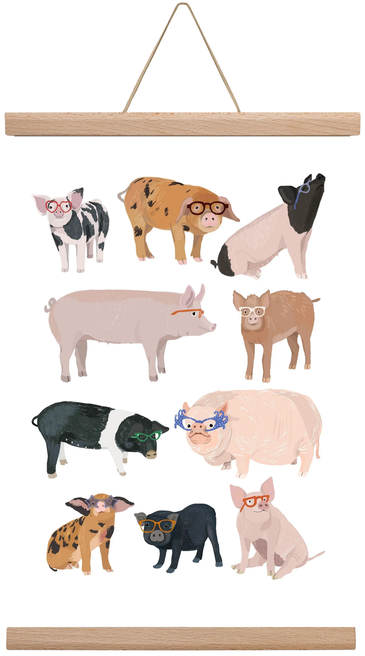 Pigs in Glasses - artbridge