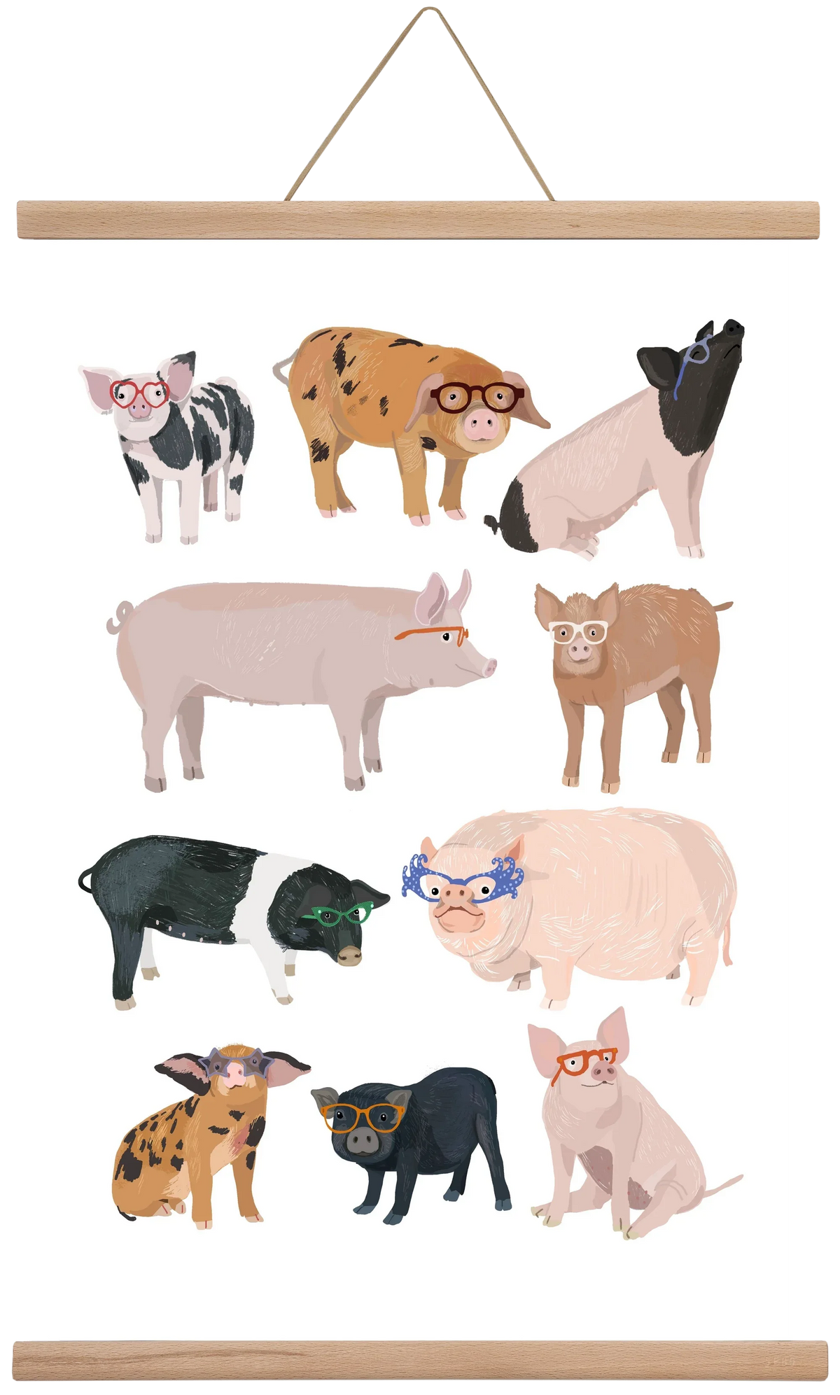 Pigs in Glasses - artbridge