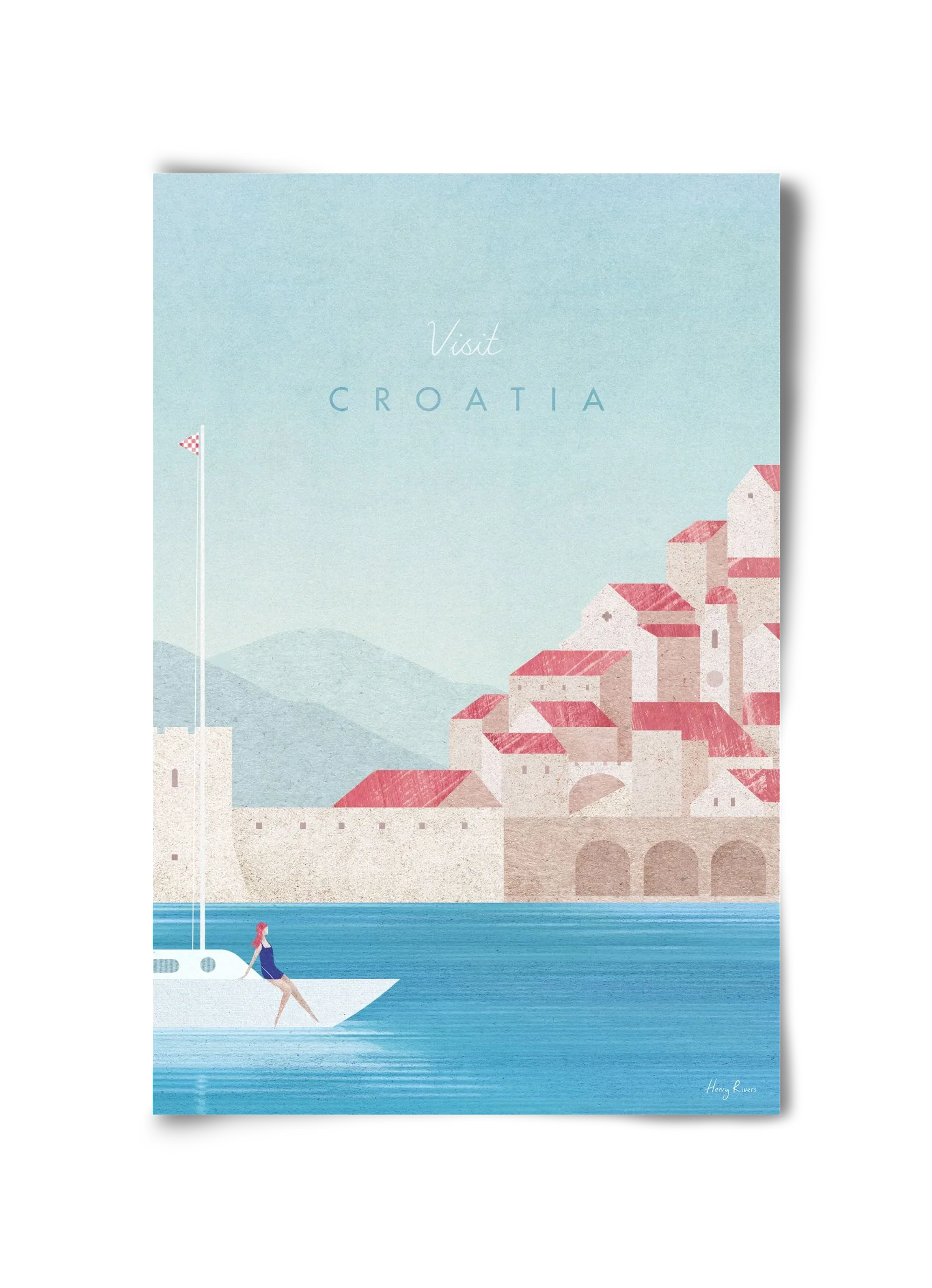 Croatia Travel Poster - artbridge