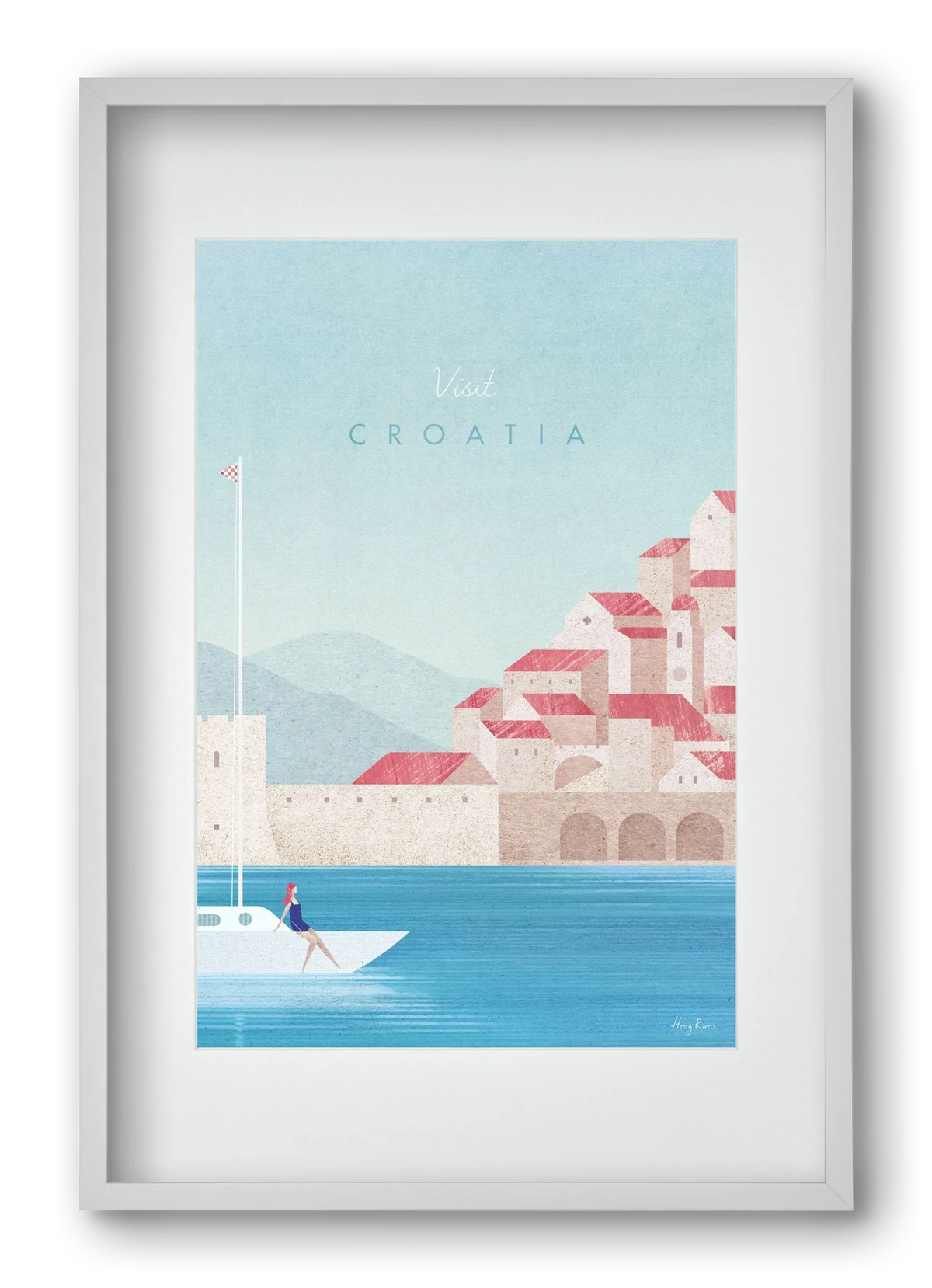 Croatia Travel Poster - artbridge