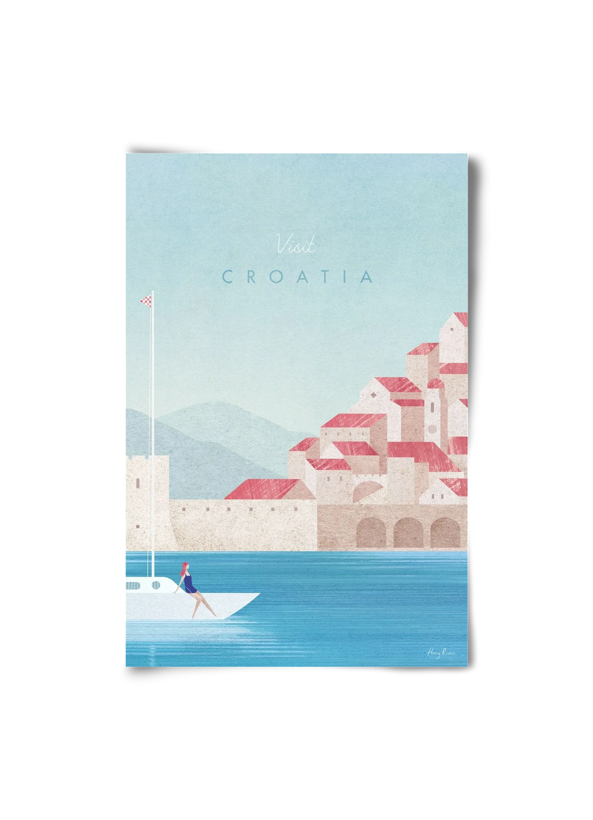 Croatia Travel Poster - artbridge