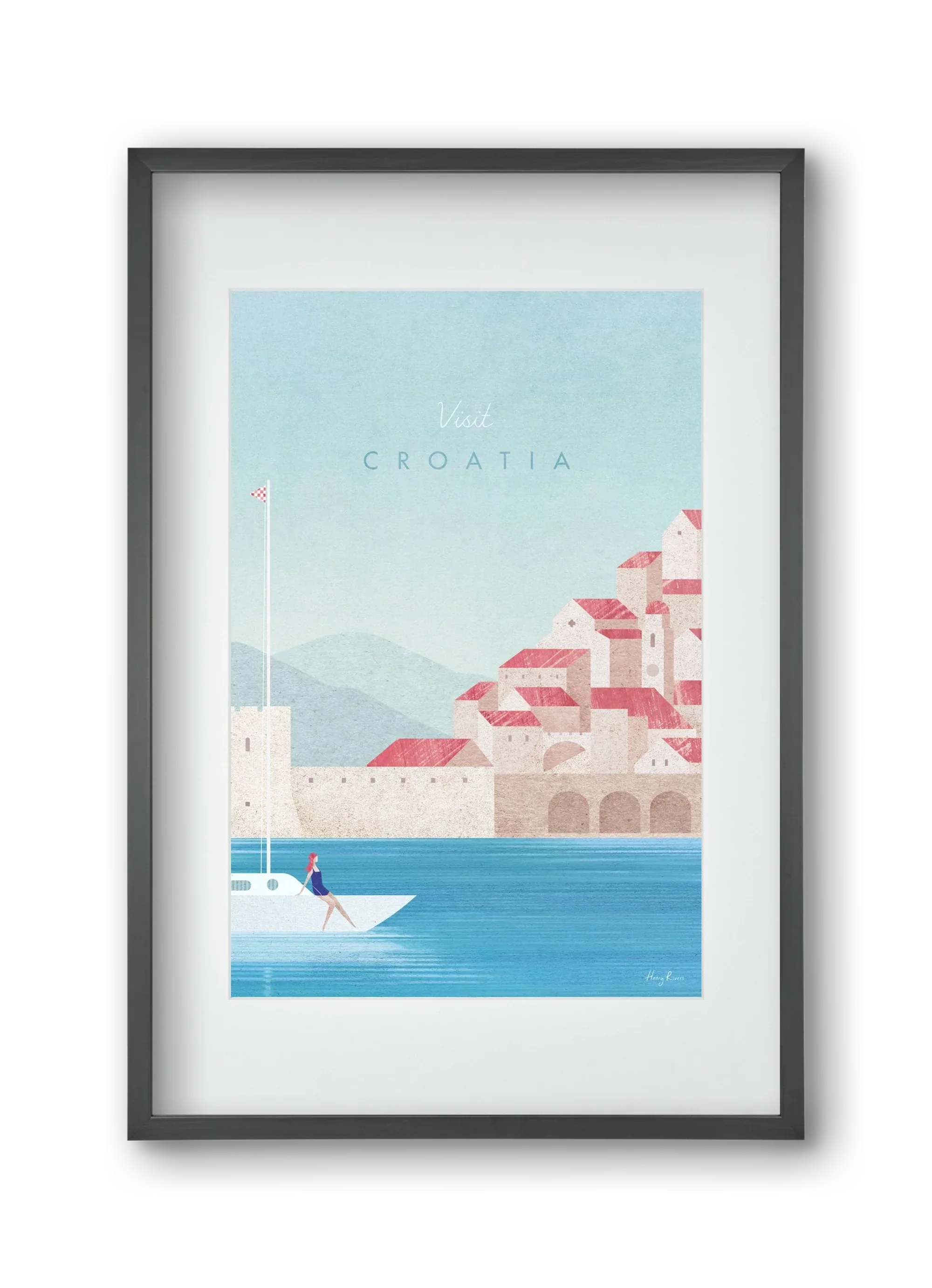 Croatia Travel Poster - artbridge