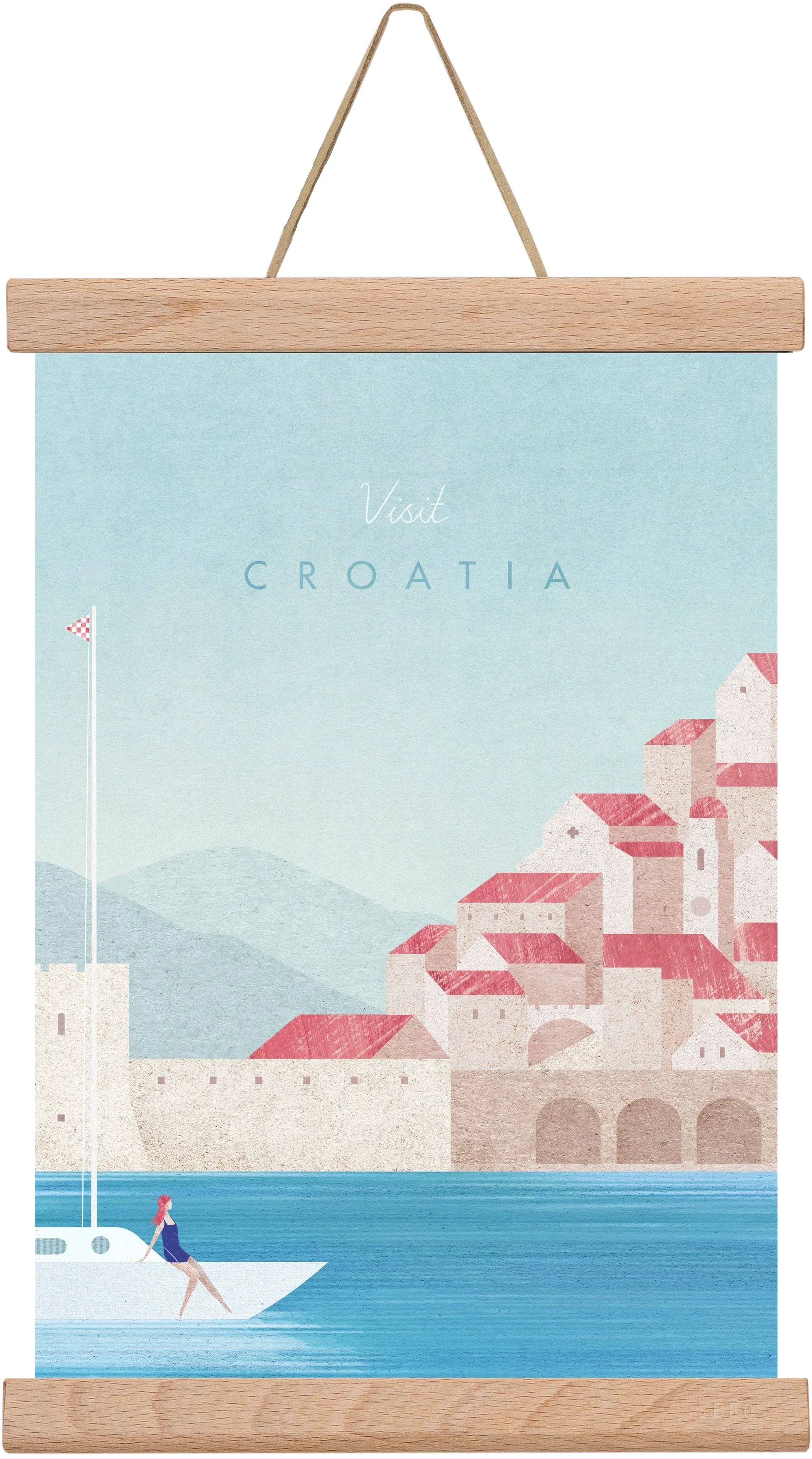 Croatia Travel Poster - artbridge