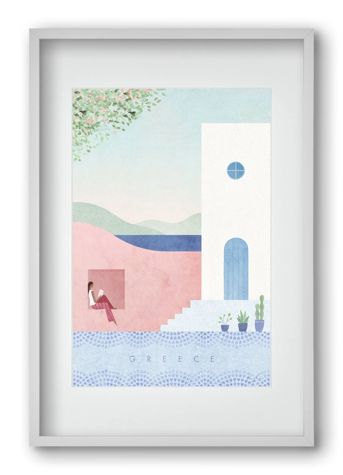 Greece Travel Poster - artbridge