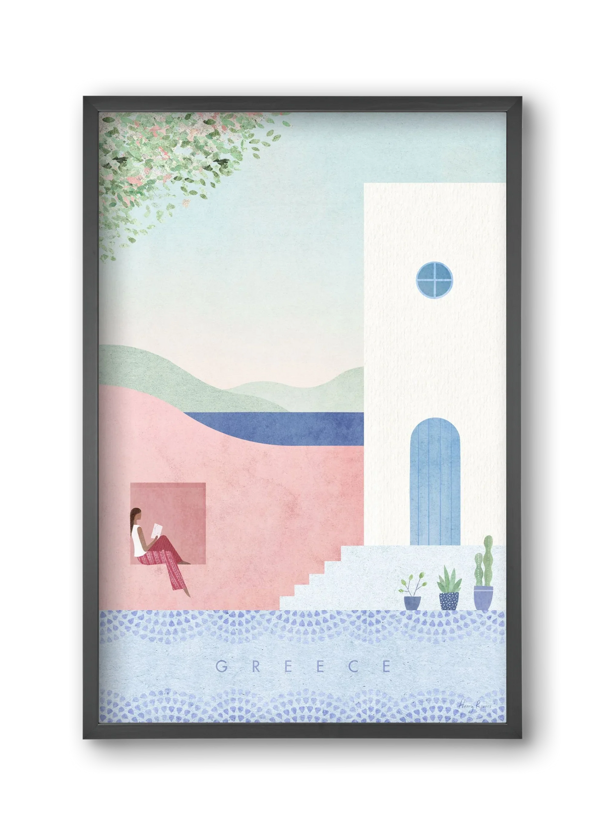 Greece Travel Poster - artbridge