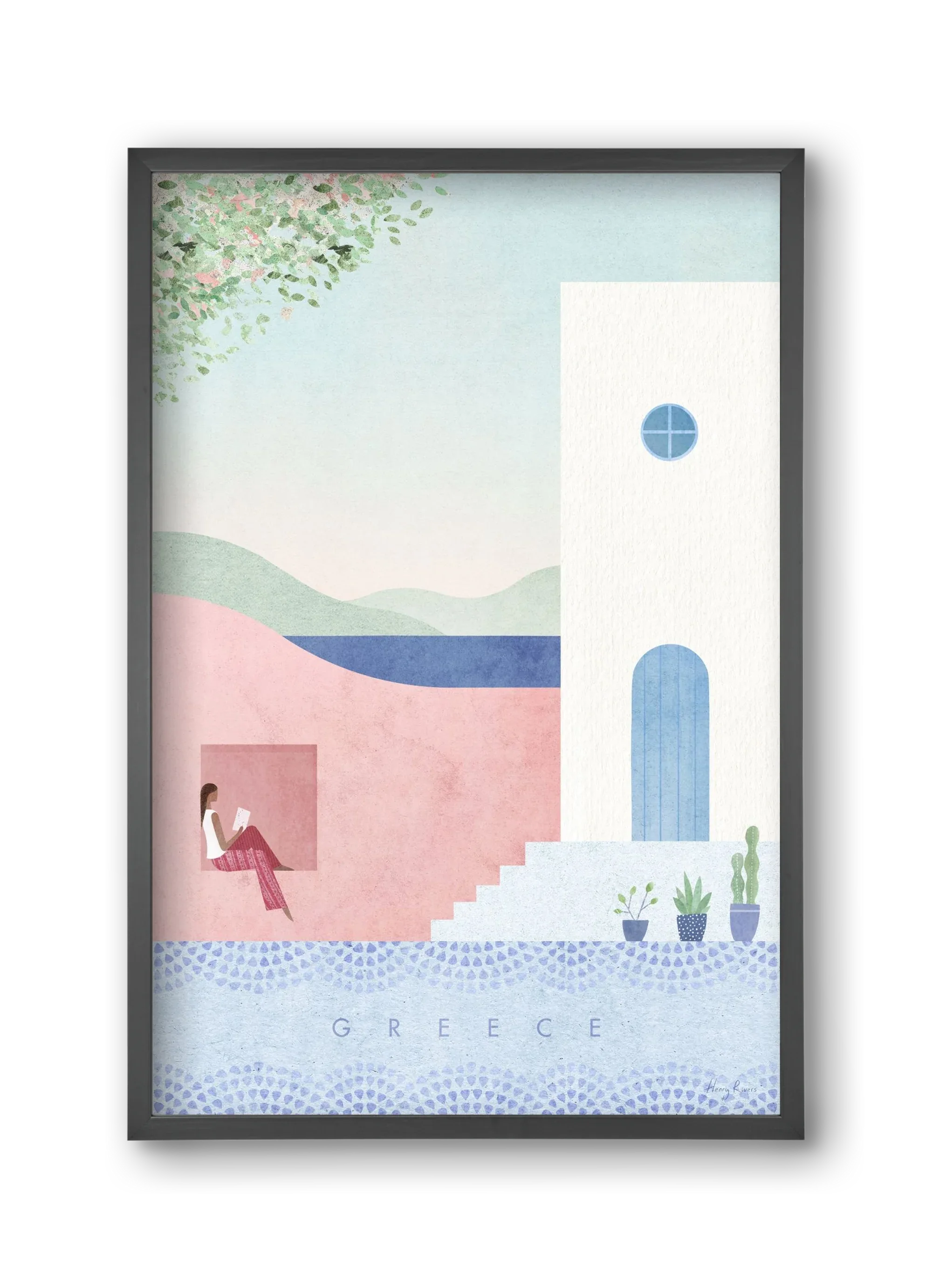 Greece Travel Poster - artbridge