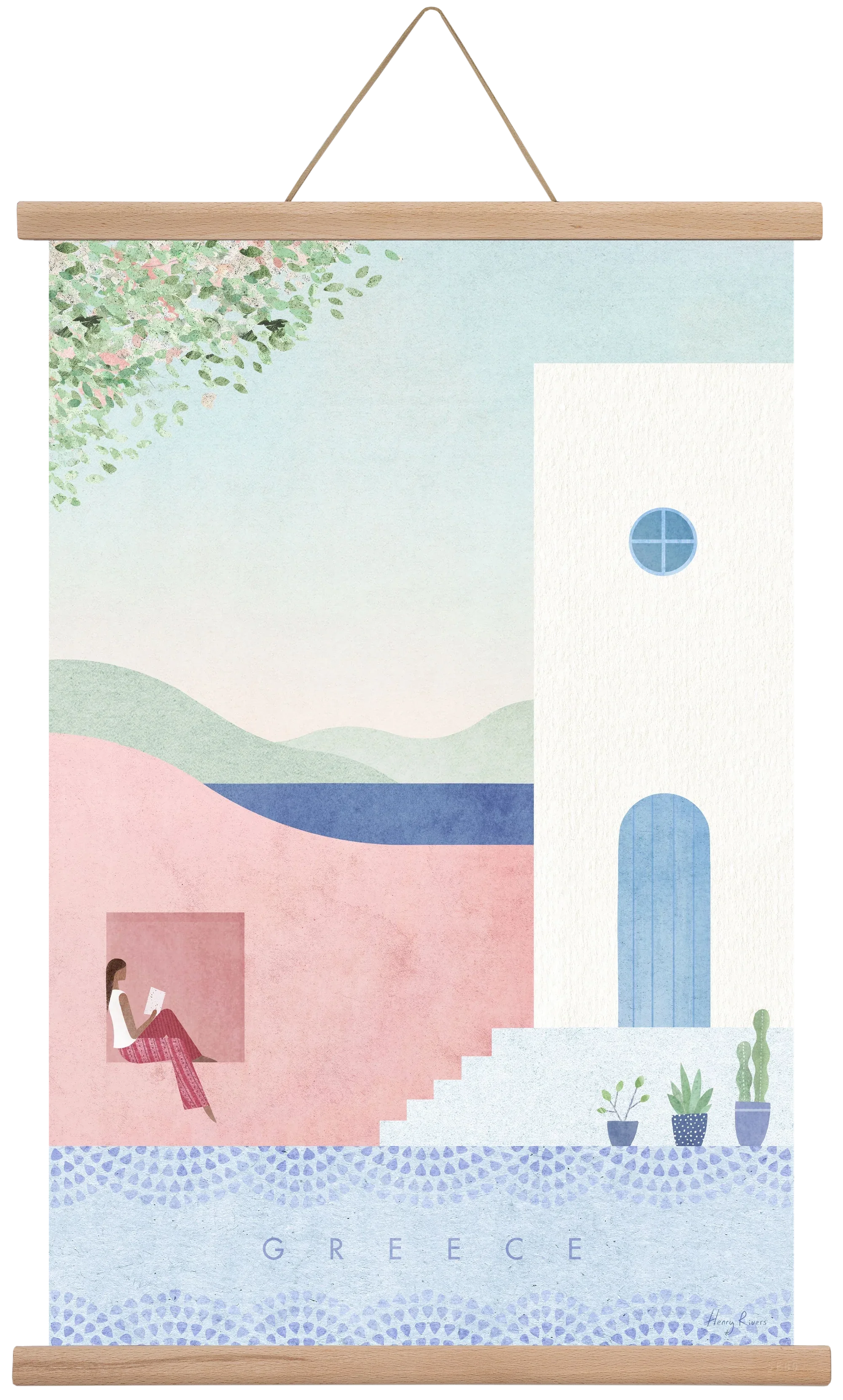 Greece Travel Poster - artbridge