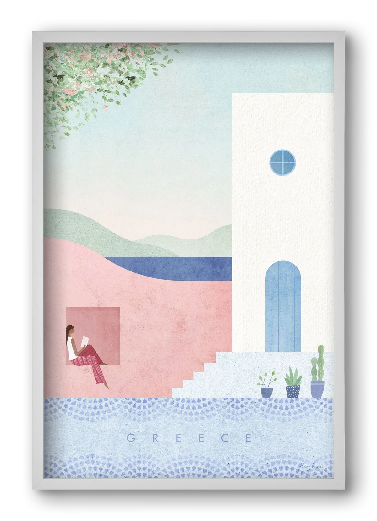 Greece Travel Poster - artbridge