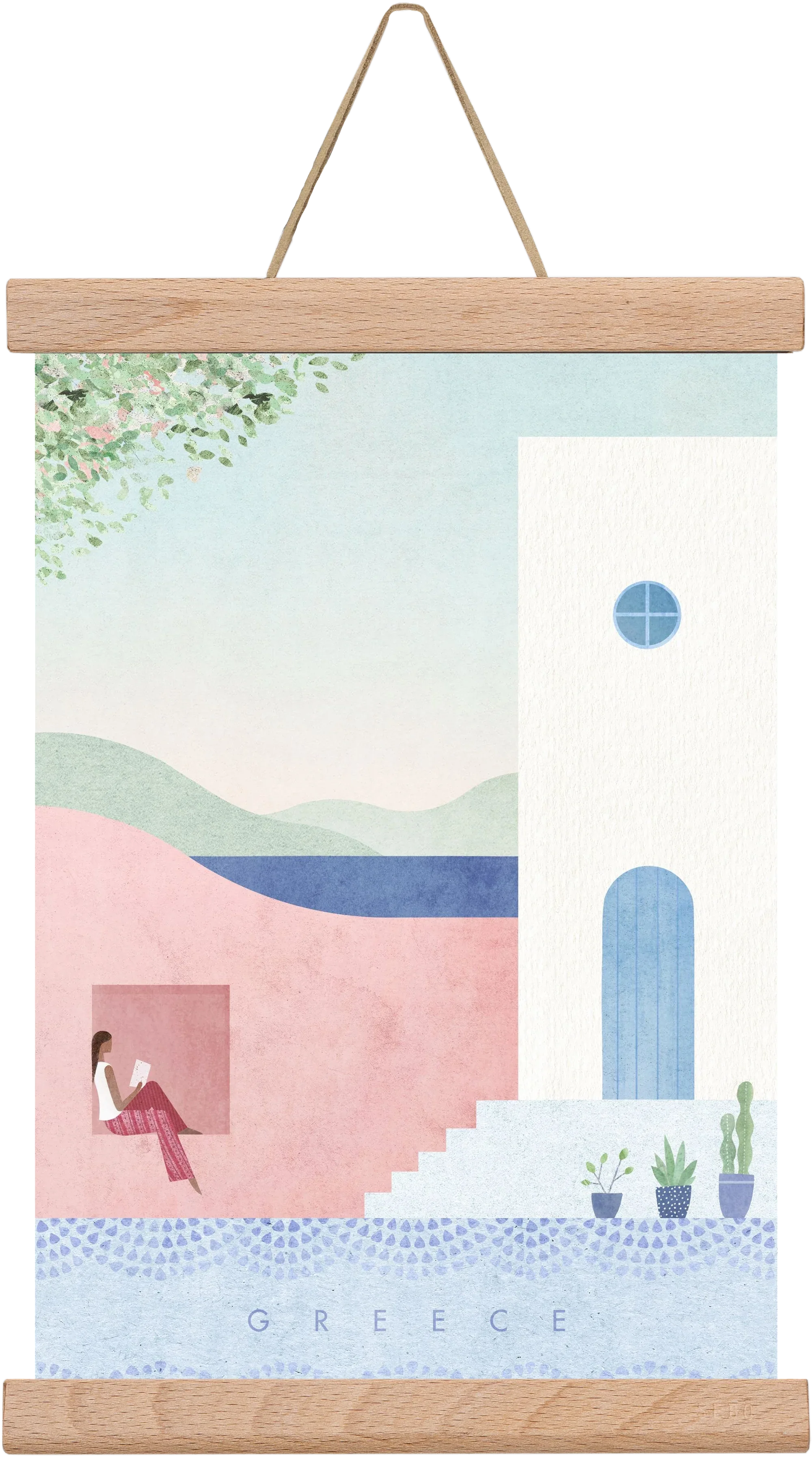 Greece Travel Poster - artbridge